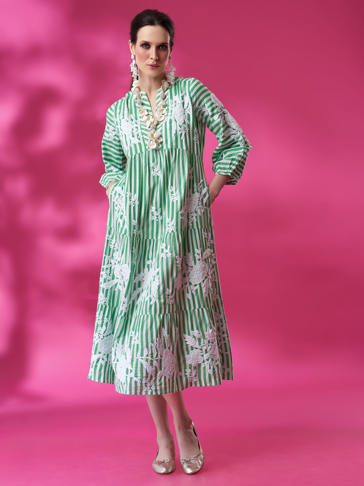 Palm Beach Cotton Maxi Dress