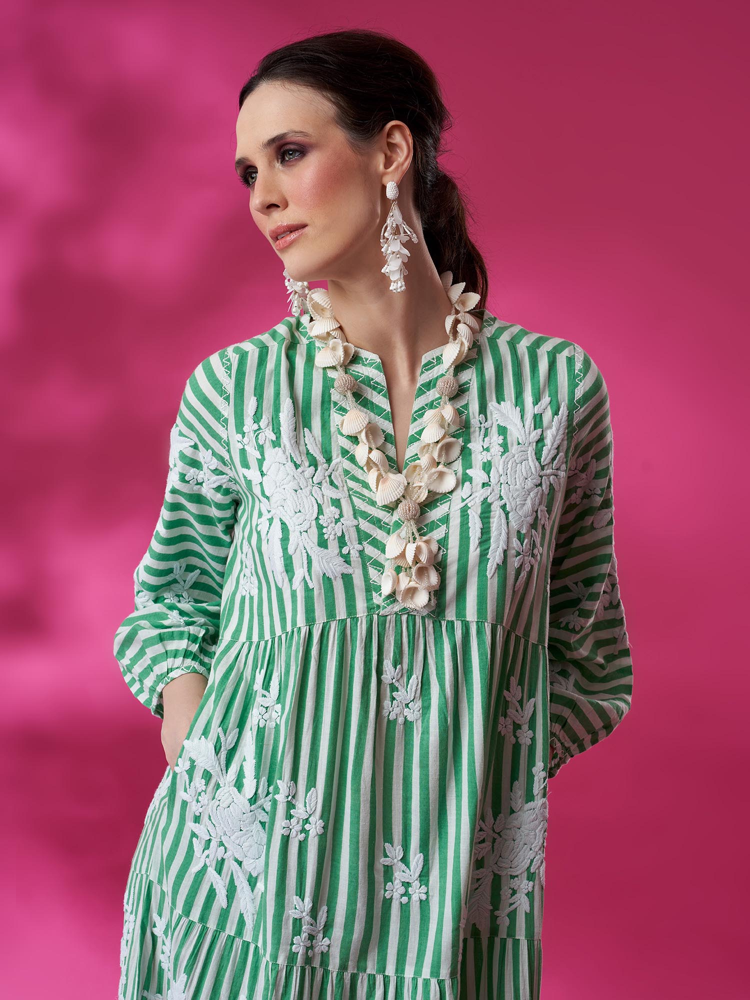 Palm Beach Cotton Maxi Dress