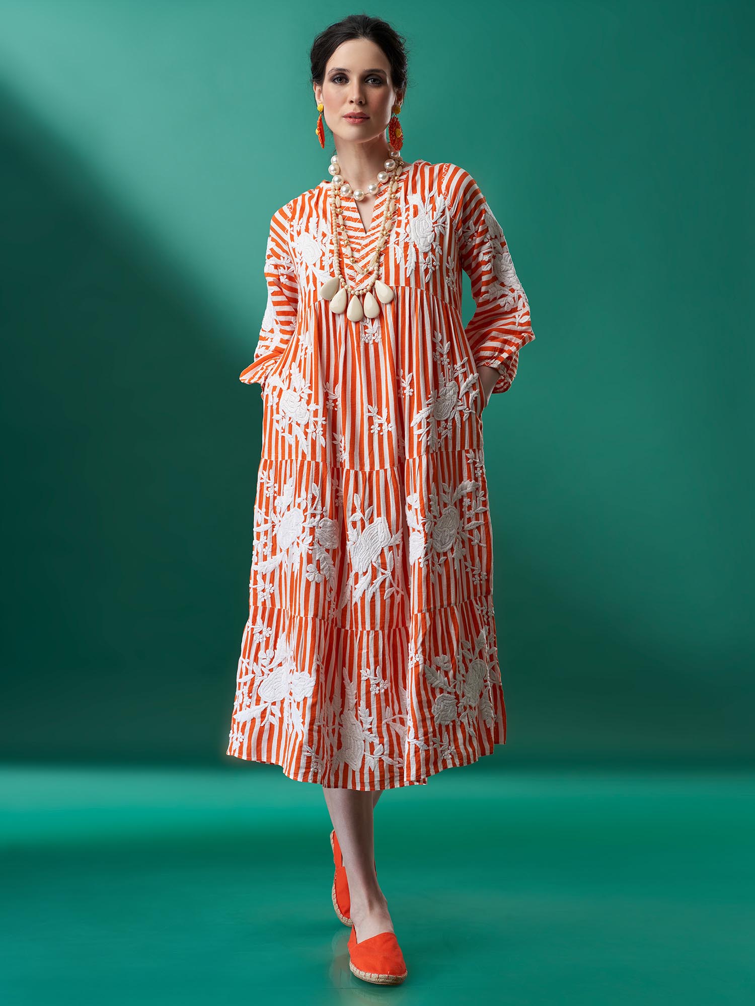 Palm Beach Cotton Maxi Dress