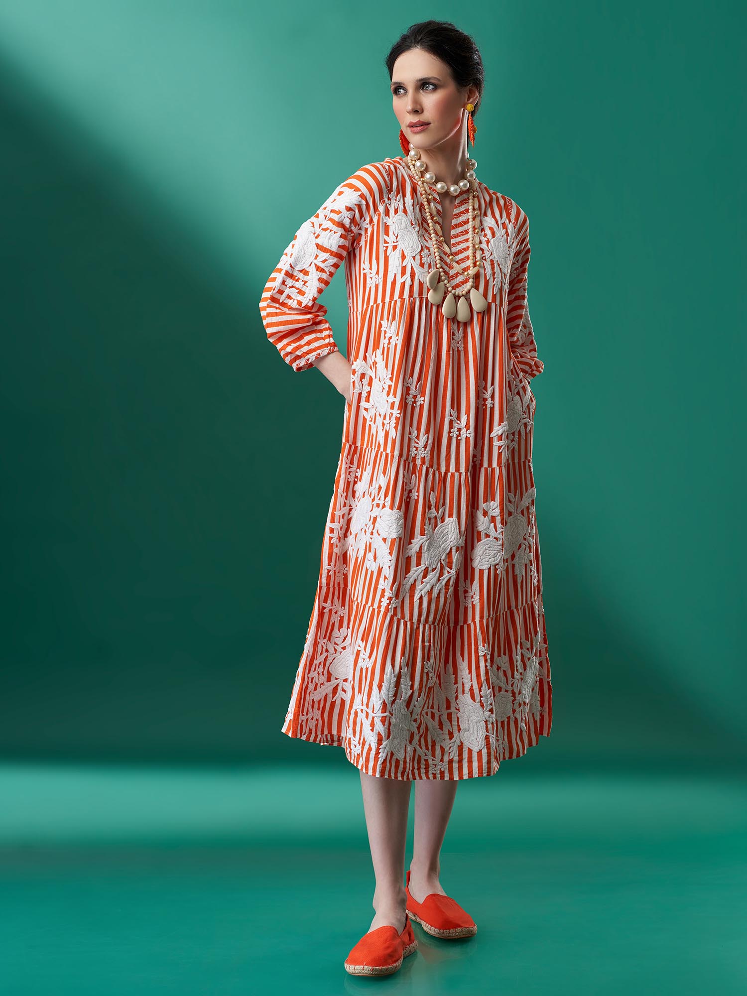 Palm Beach Cotton Maxi Dress