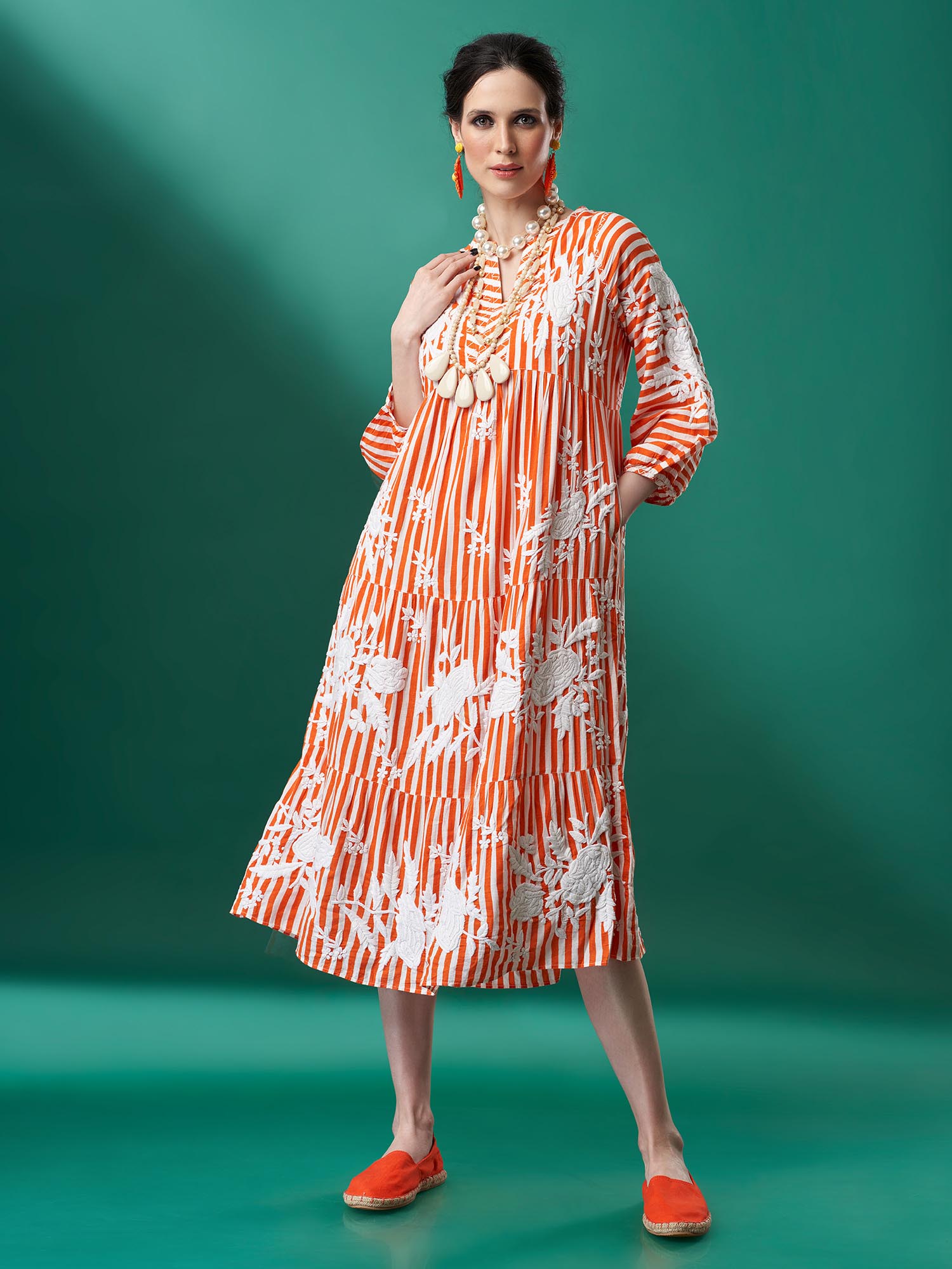 Palm Beach Cotton Maxi Dress