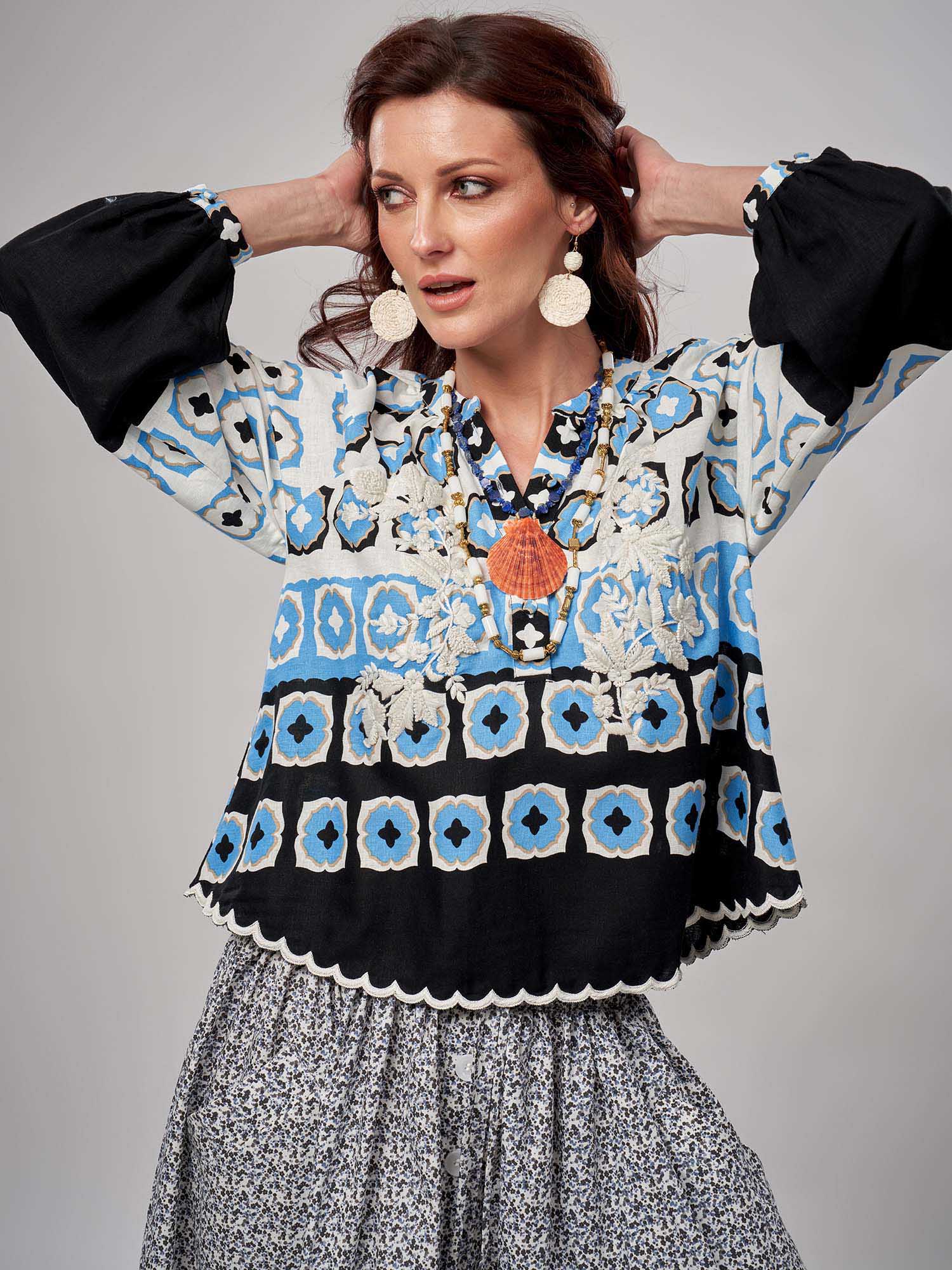 Panjim Cotton Blouse