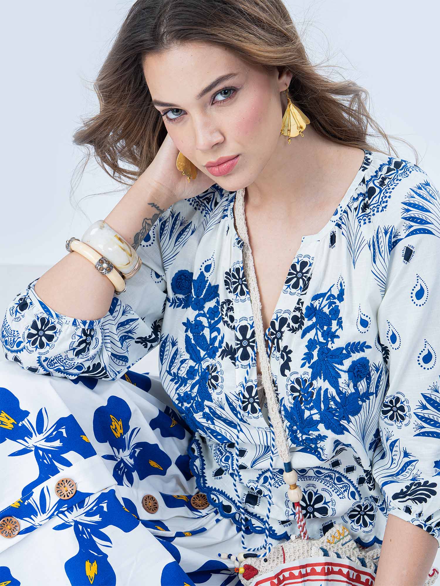 Panjim Cotton Blouse