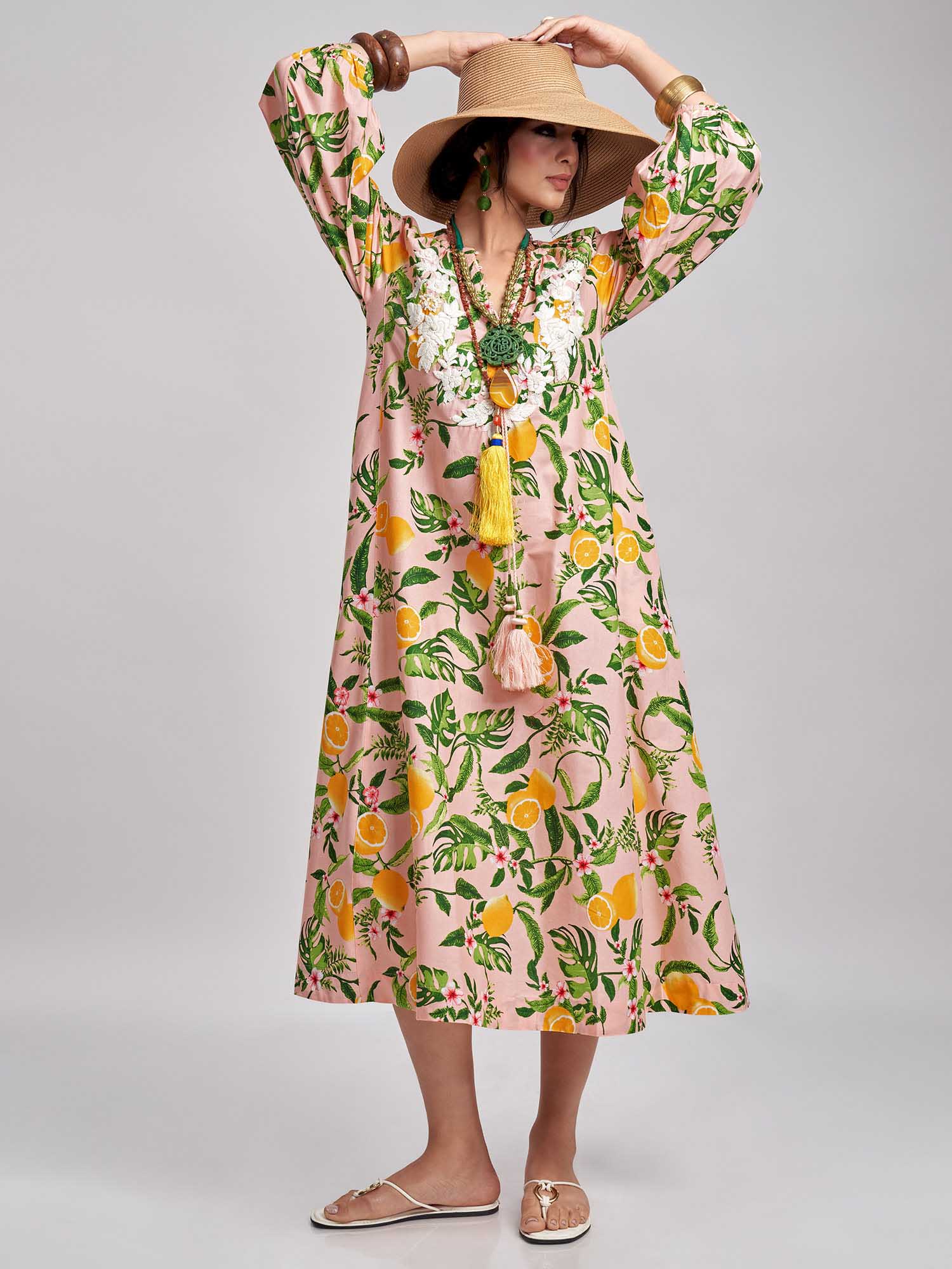 Phul-nana Cotton Dress