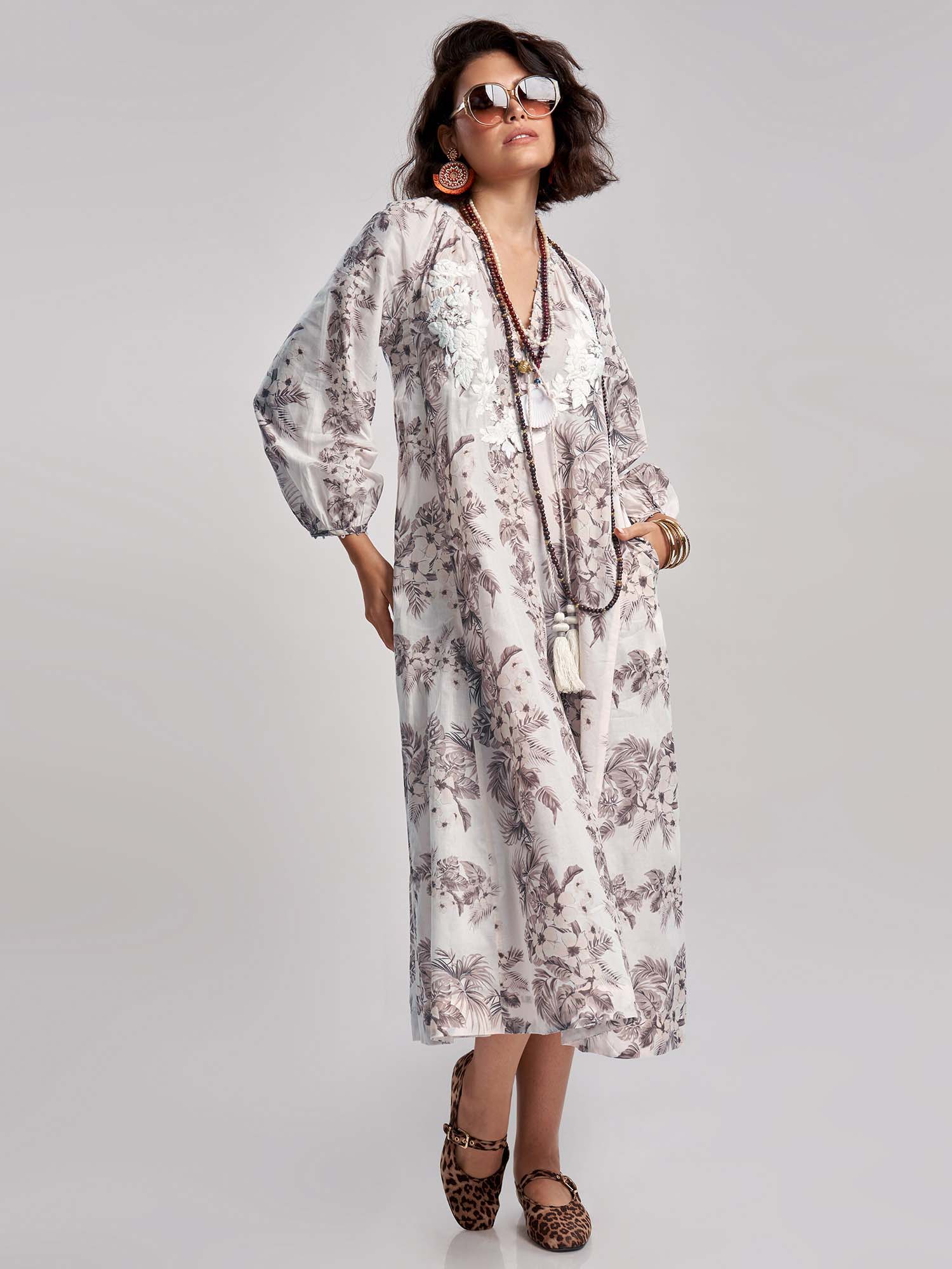 Phul-nana Cotton Dress