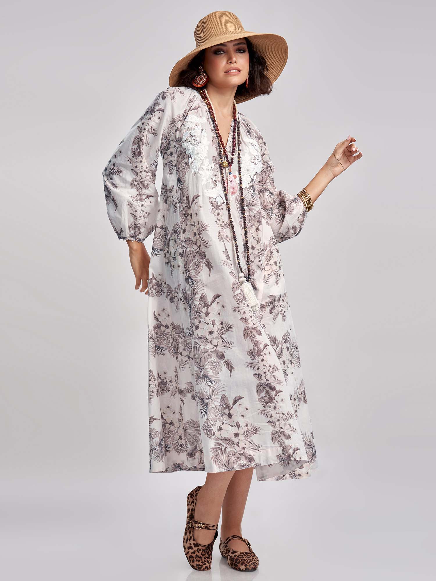 Phul-nana Cotton Dress