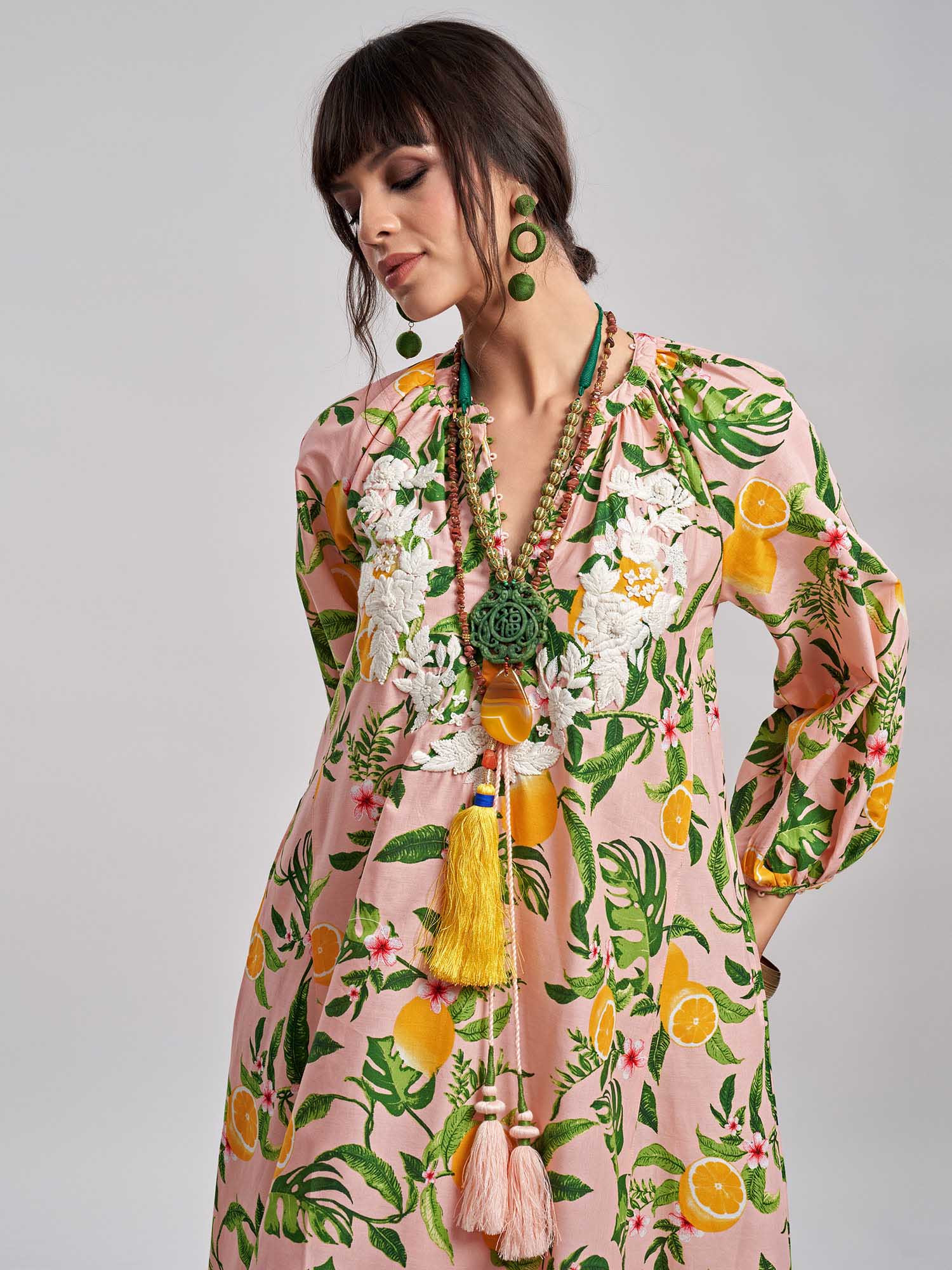 Phul-nana Cotton Dress