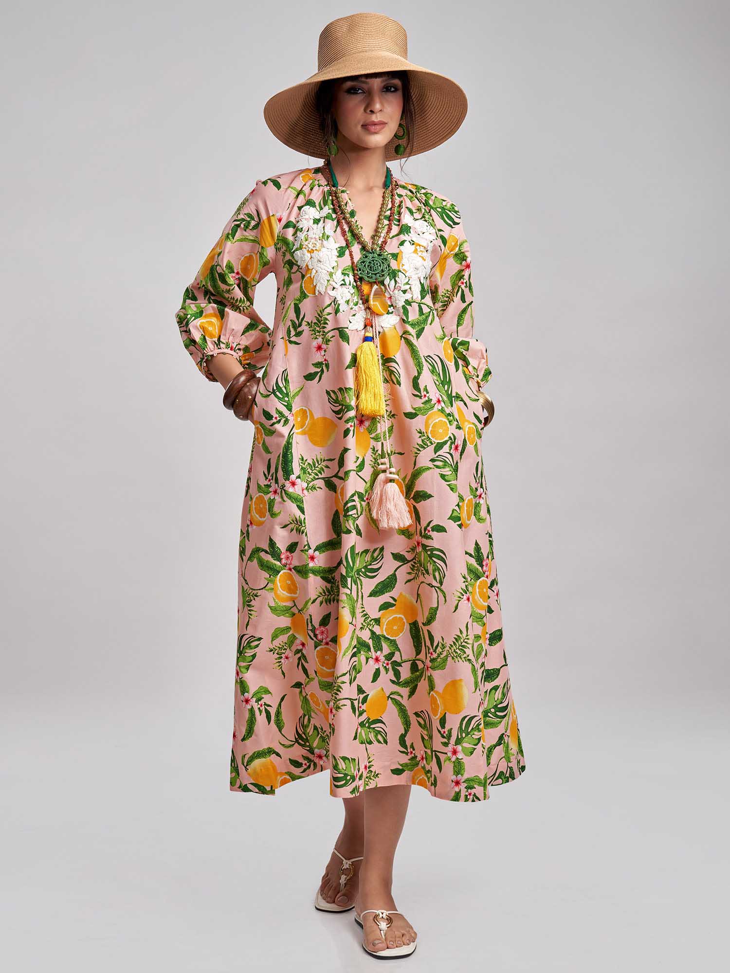 Phul-nana Cotton Dress