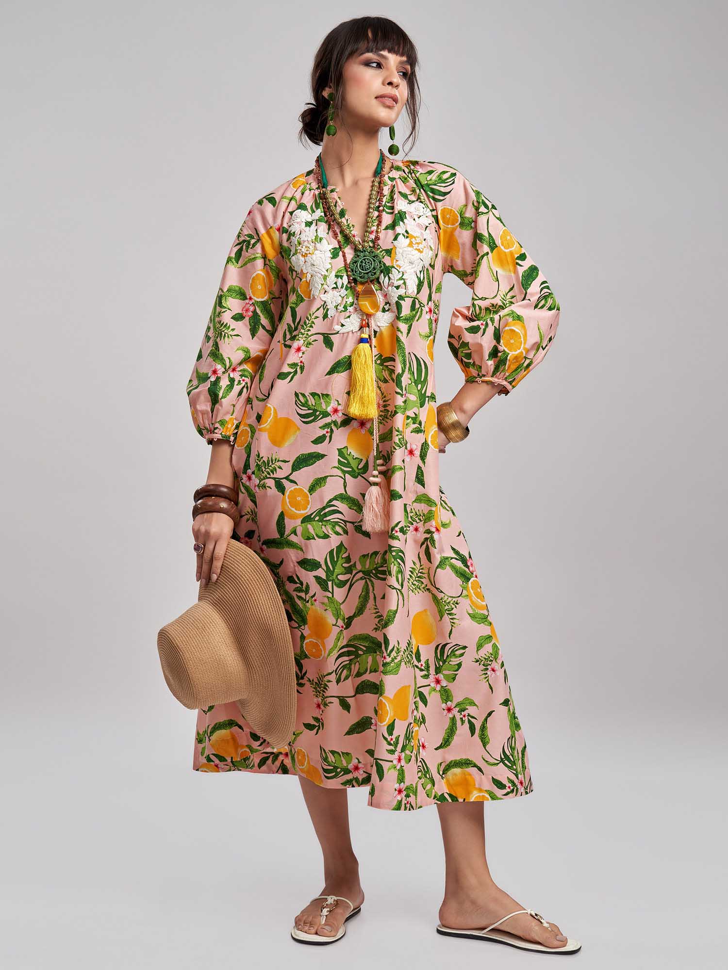 Phul-nana Cotton Dress