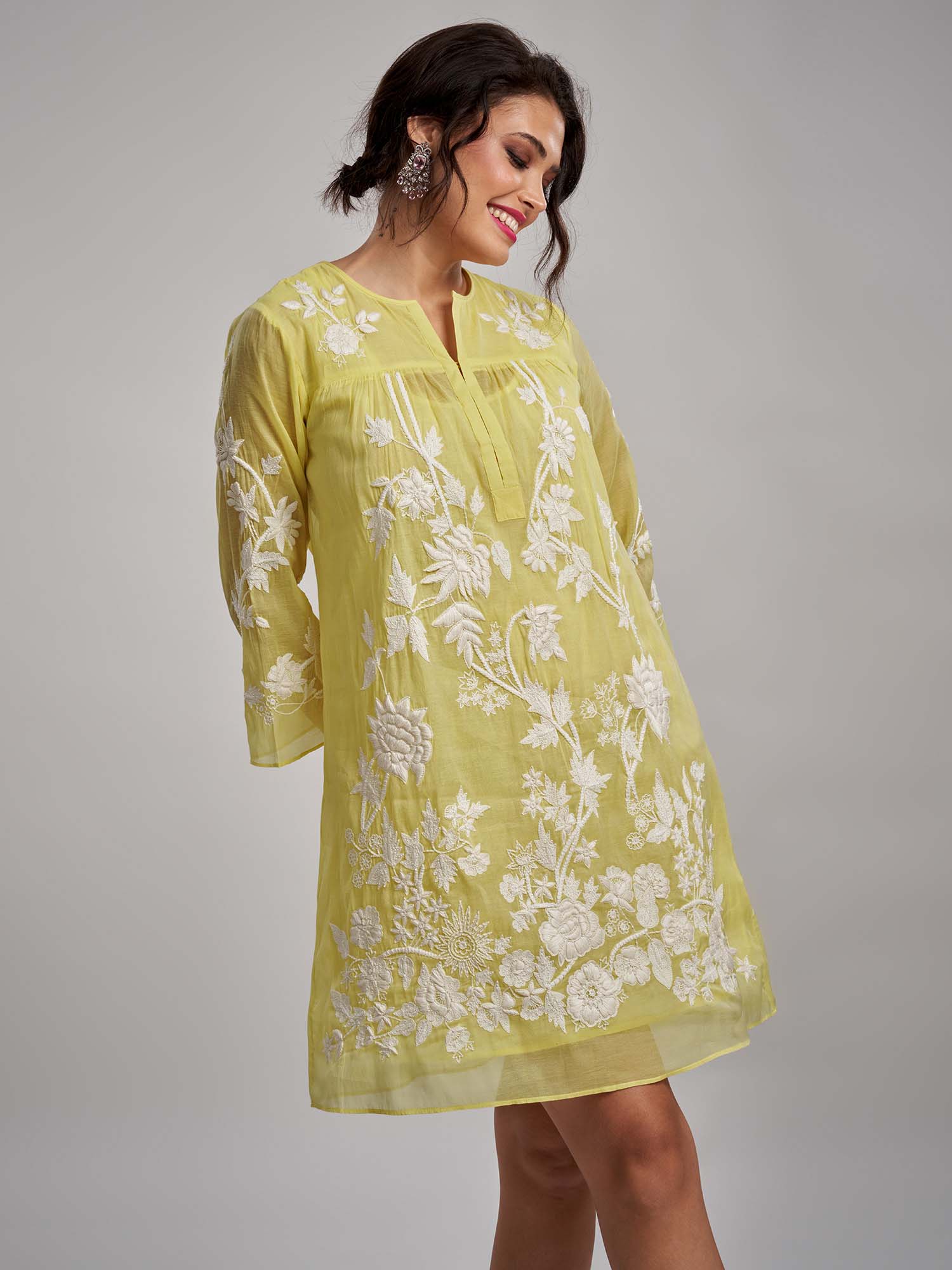 Risala Cotton Silk Dress