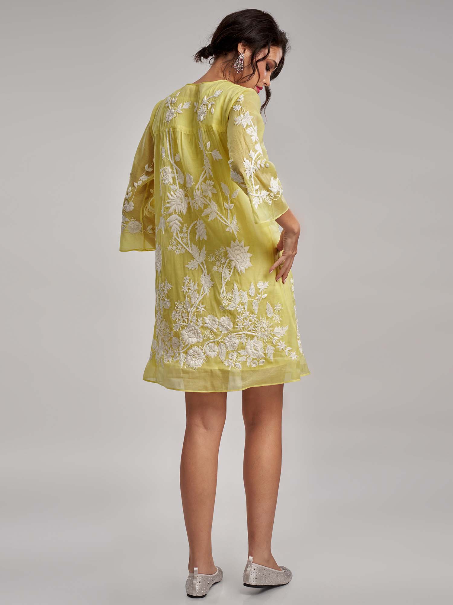 Risala Cotton Silk Dress