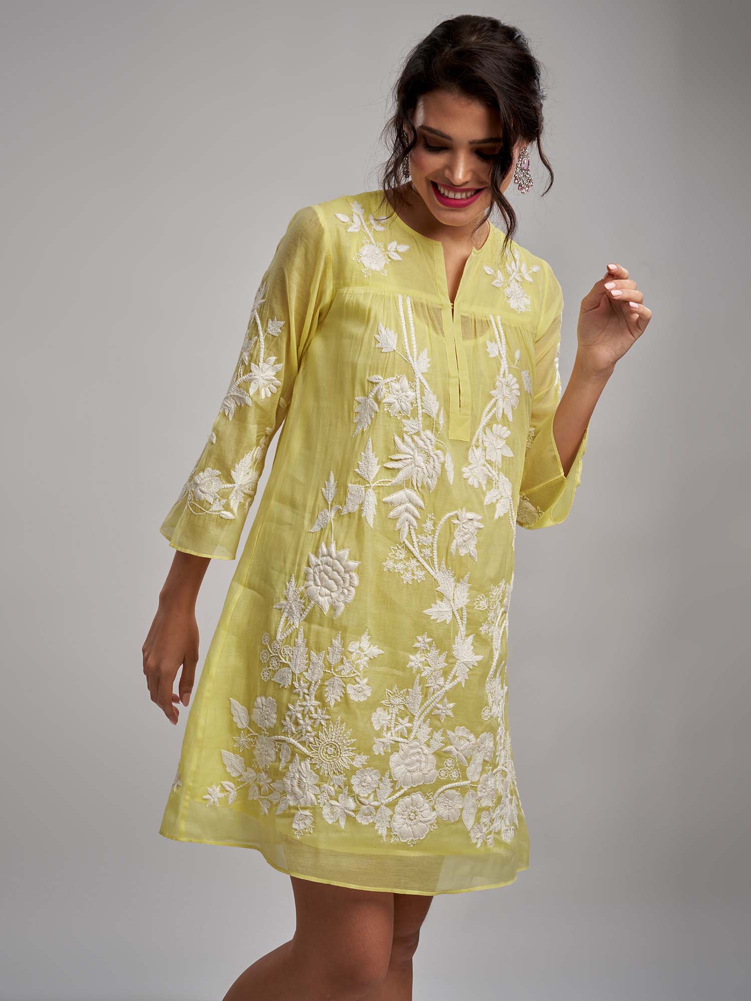 Risala Cotton Silk Dress