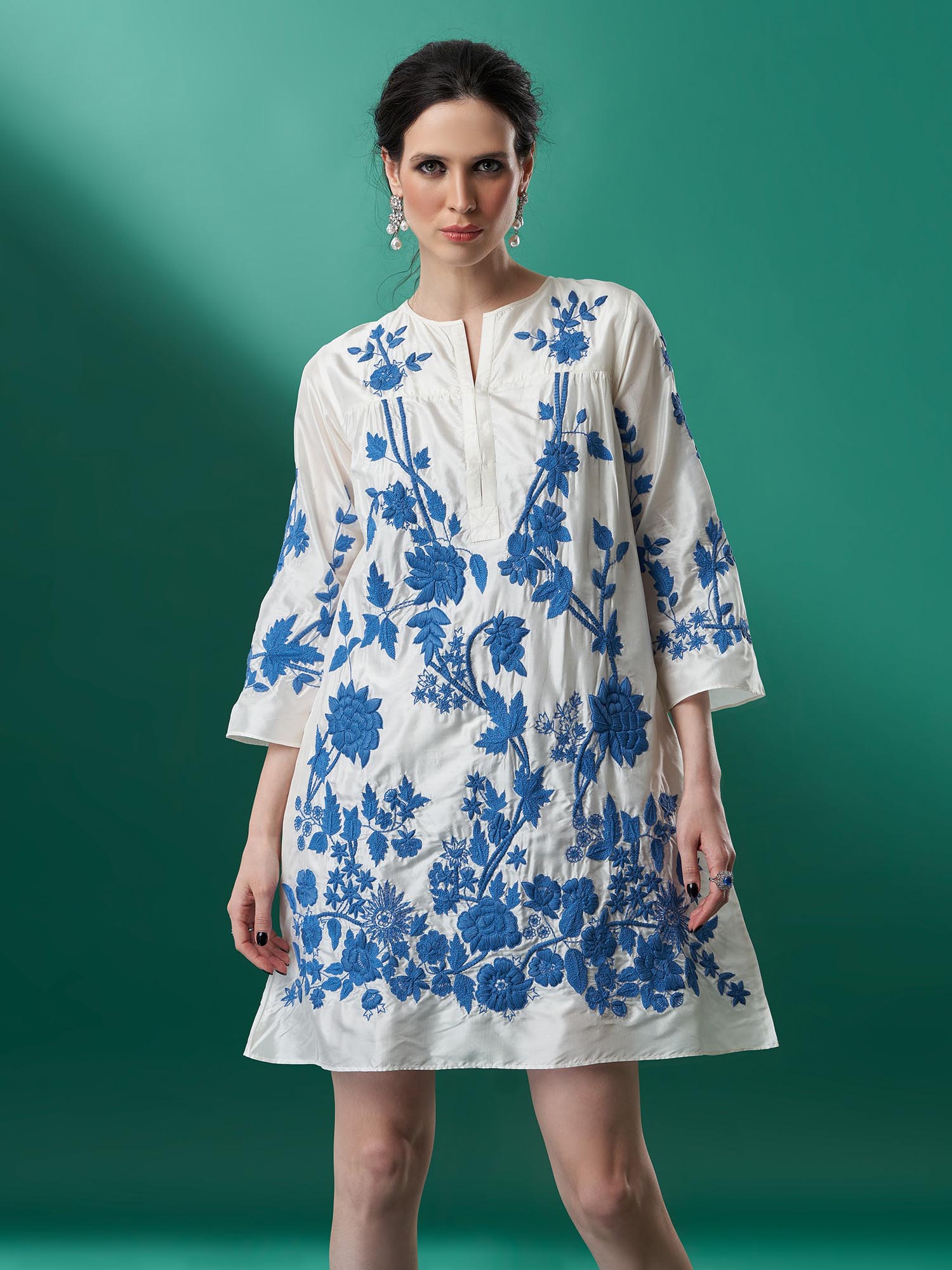 Risala Handloom Silk Dress