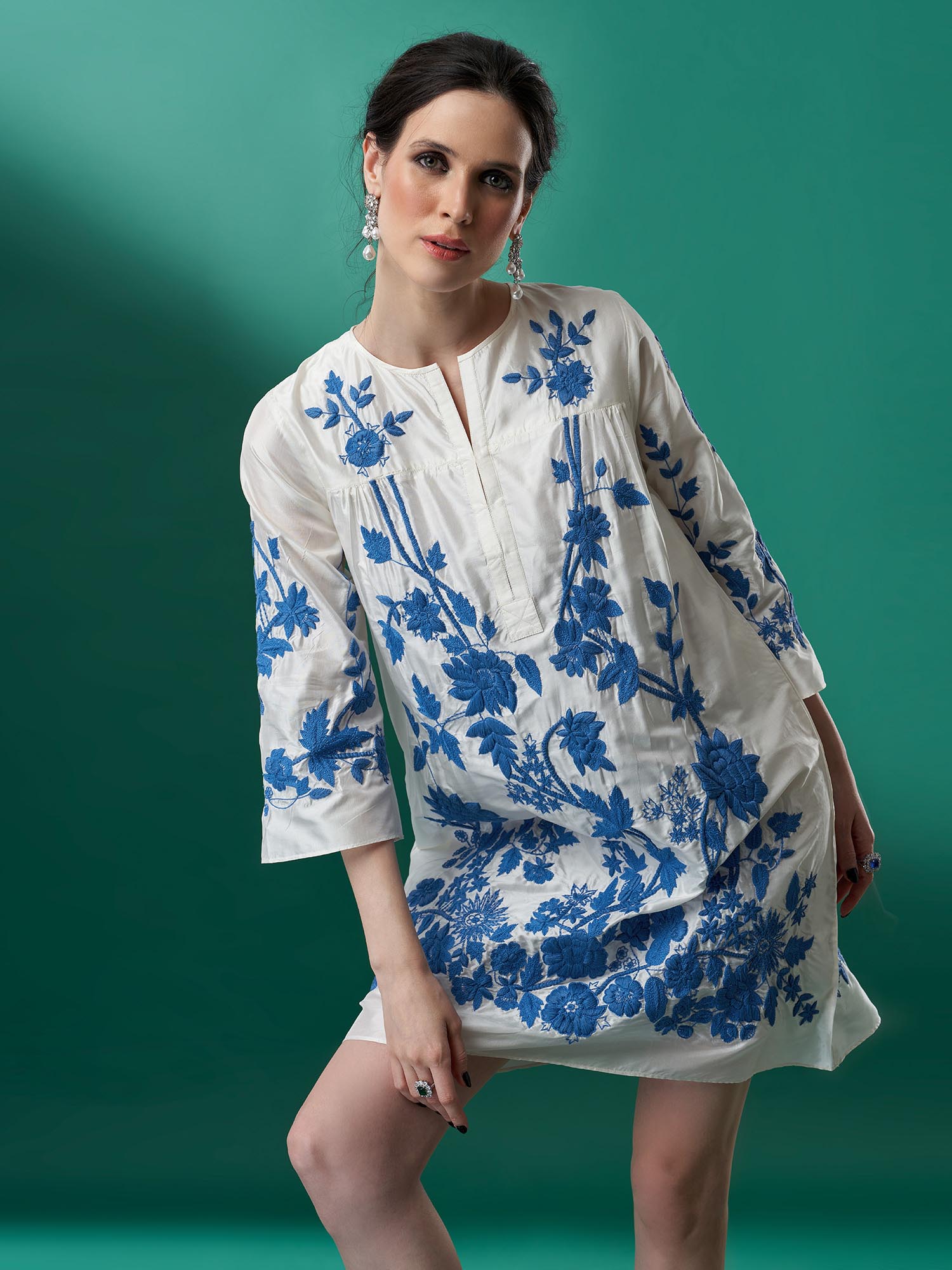 Risala Handloom Silk Dress