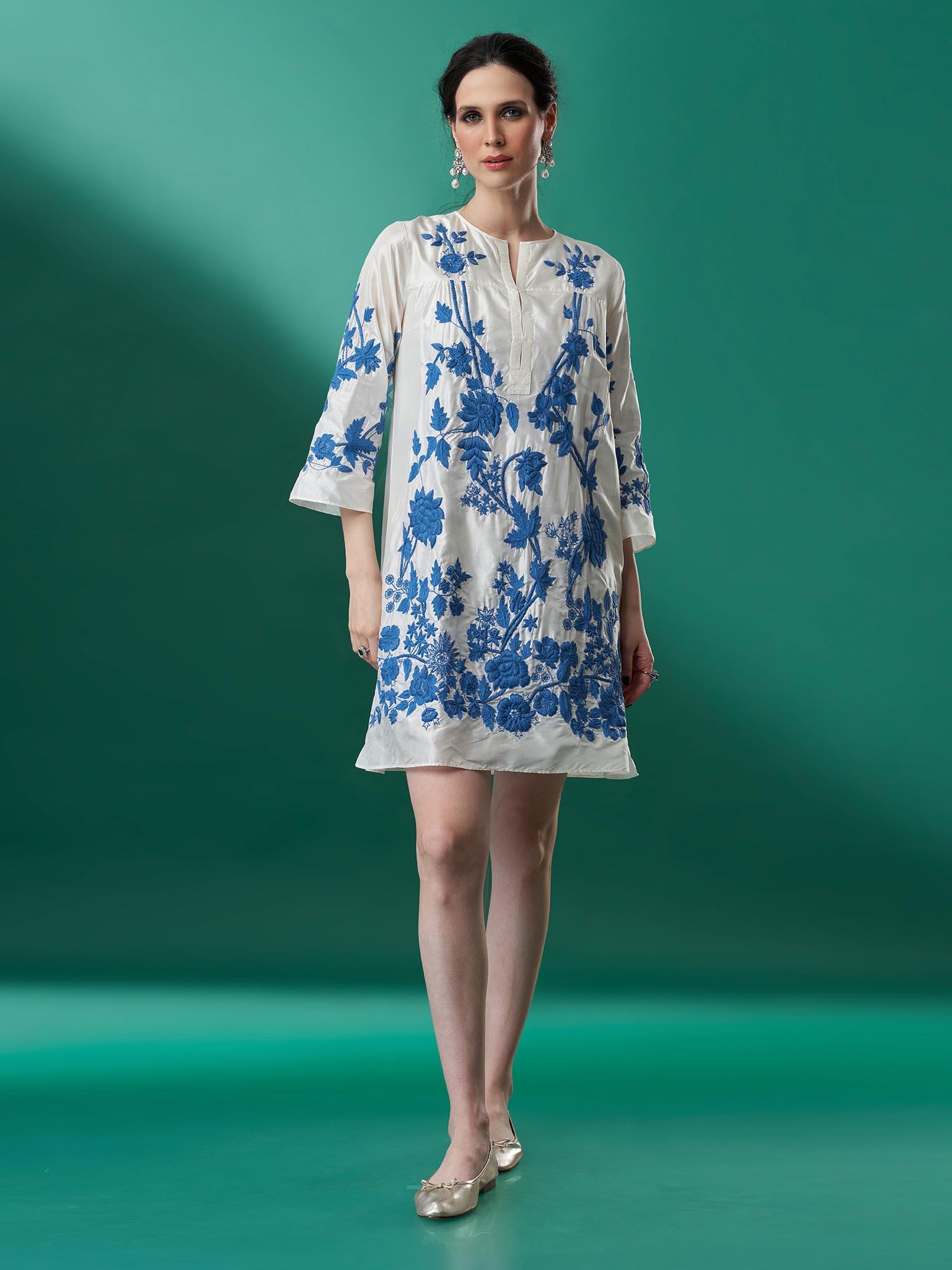 Risala Handloom Silk Dress