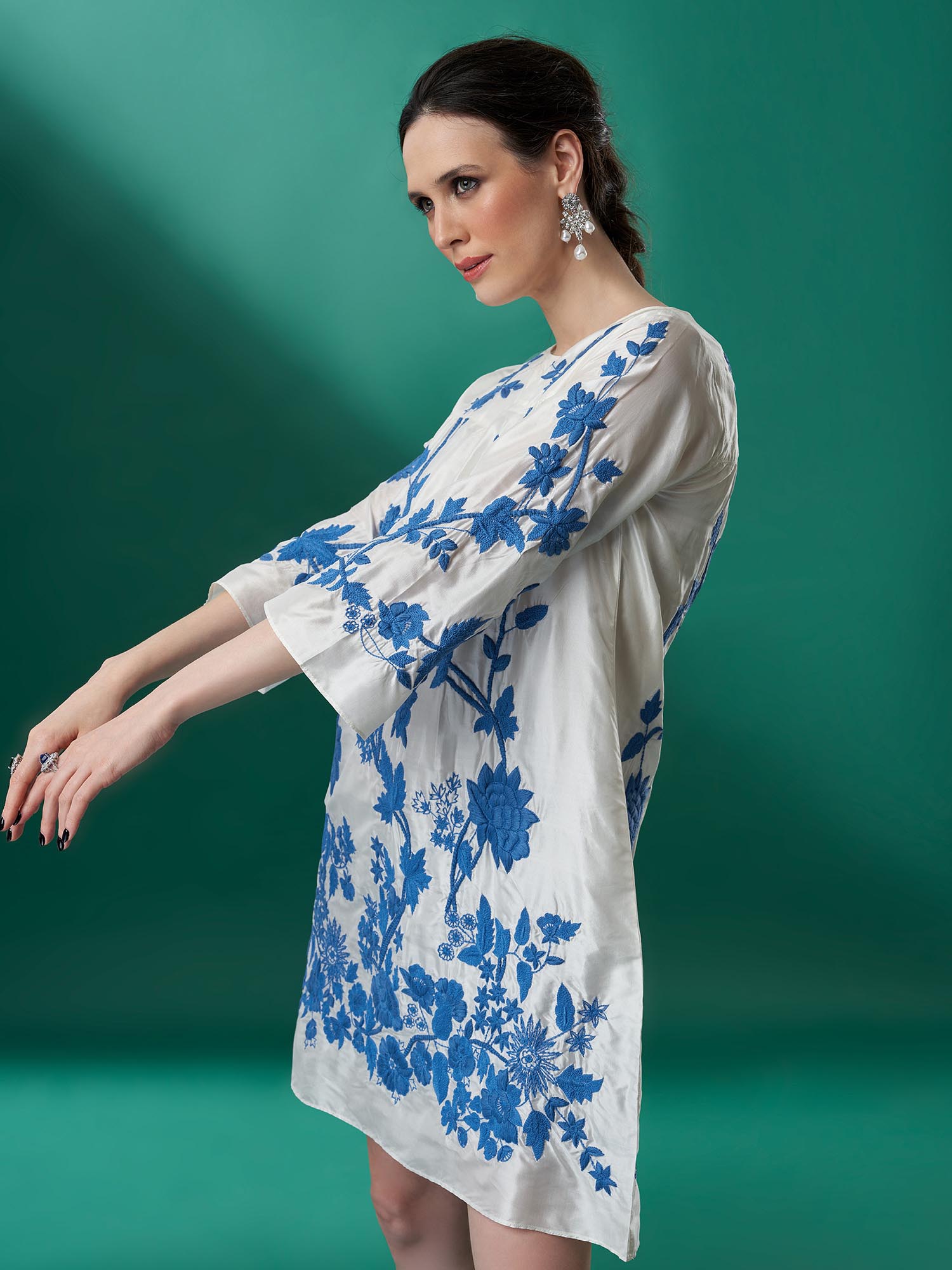 Risala Handloom Silk Dress