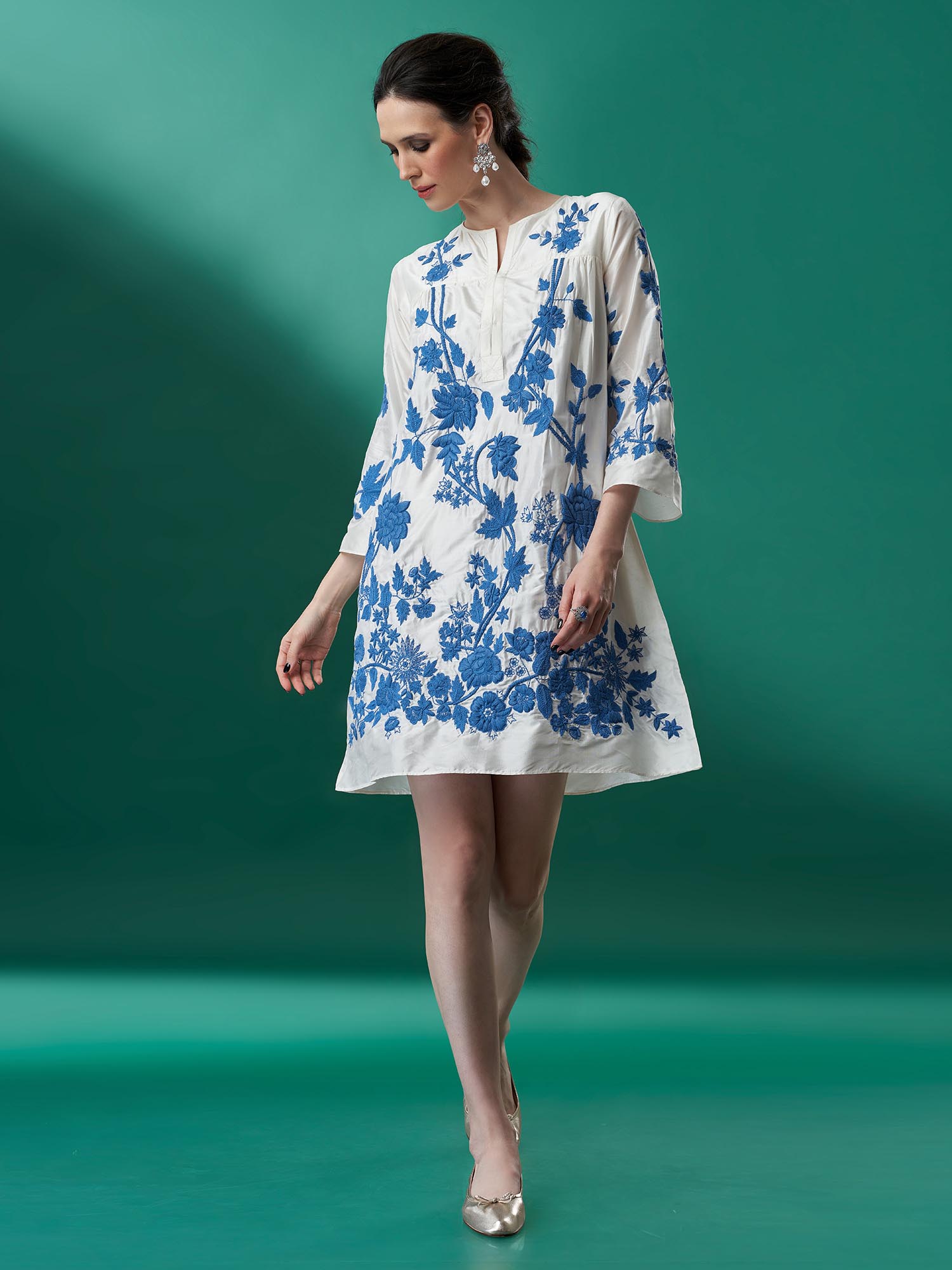 Risala Handloom Silk Dress