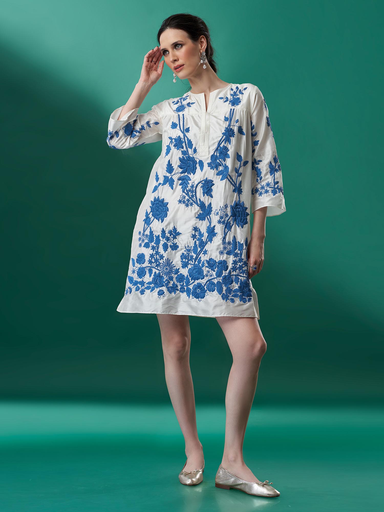 Risala Handloom Silk Dress