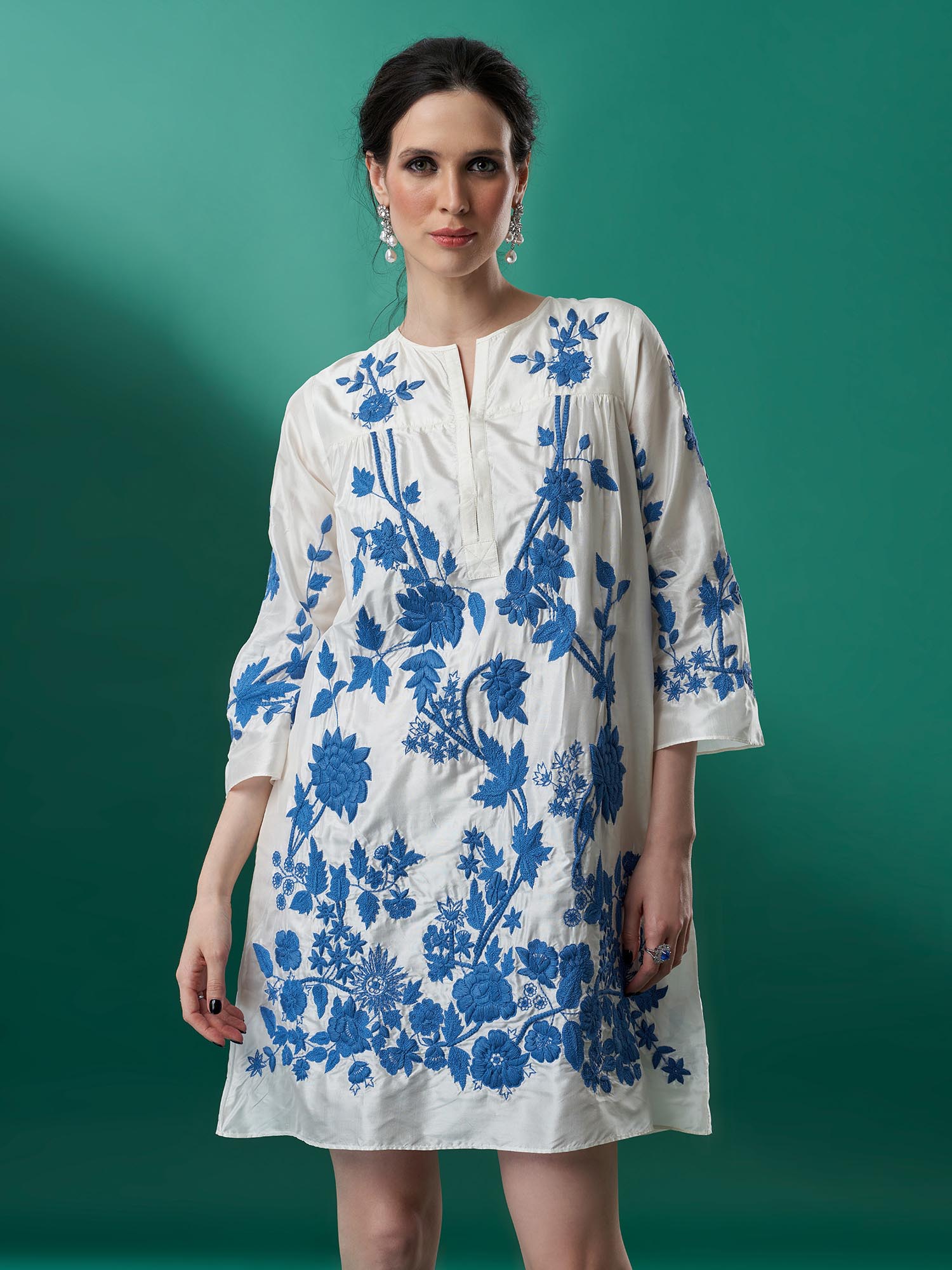 Risala Handloom Silk Dress