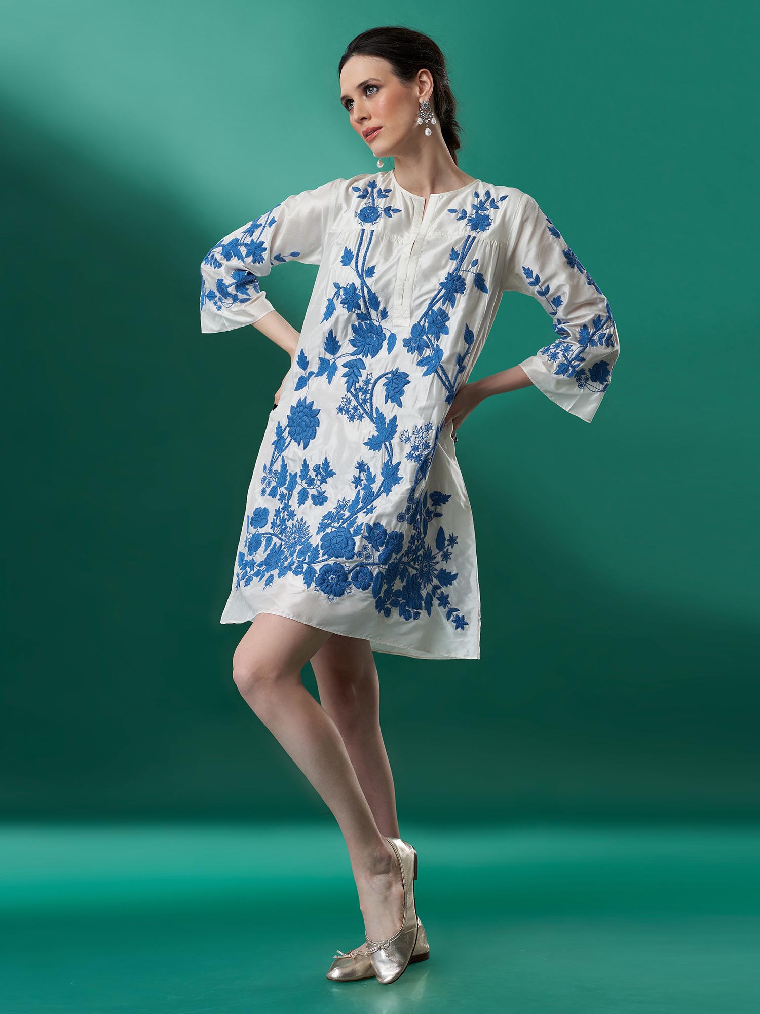 Risala Handloom Silk Dress