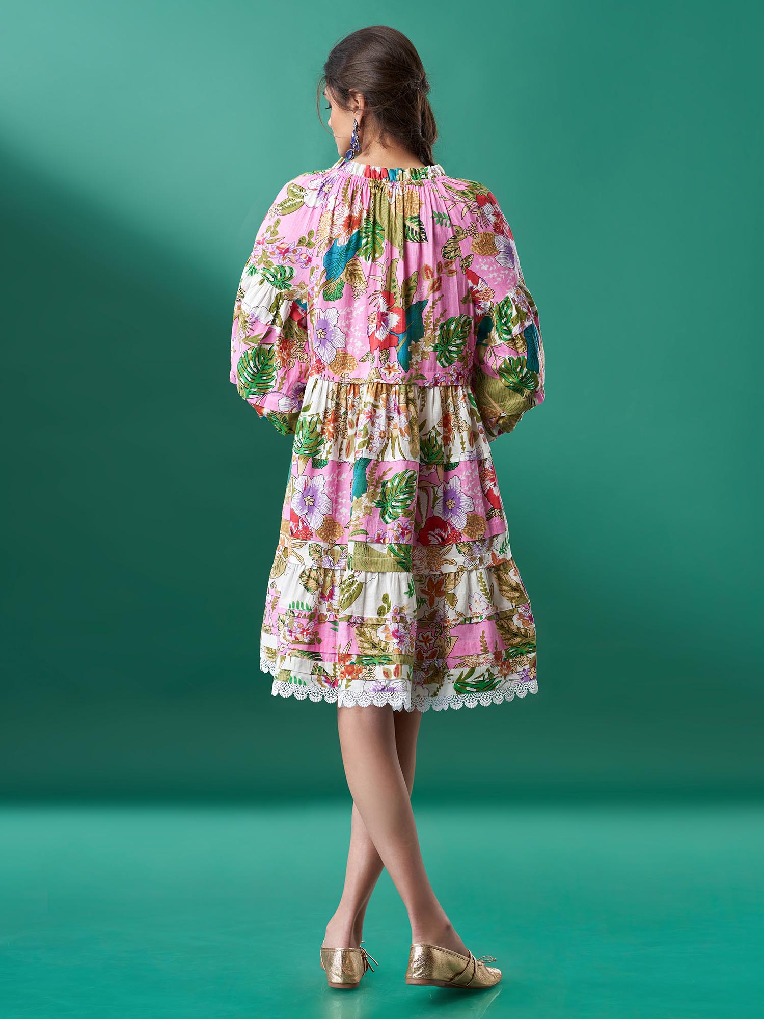 Russie Cotton Print Dress