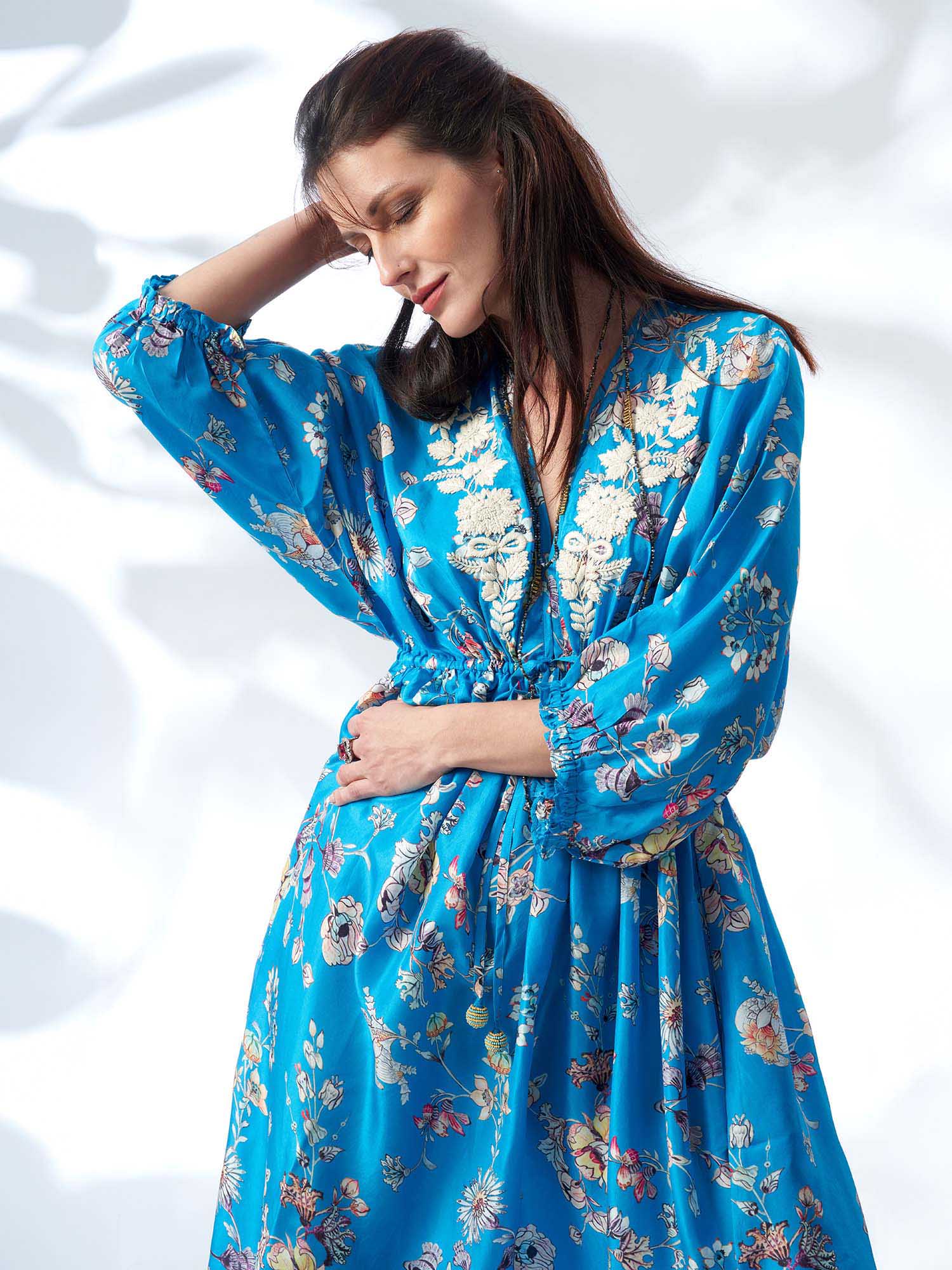 Samourai Silk Kimono Dress