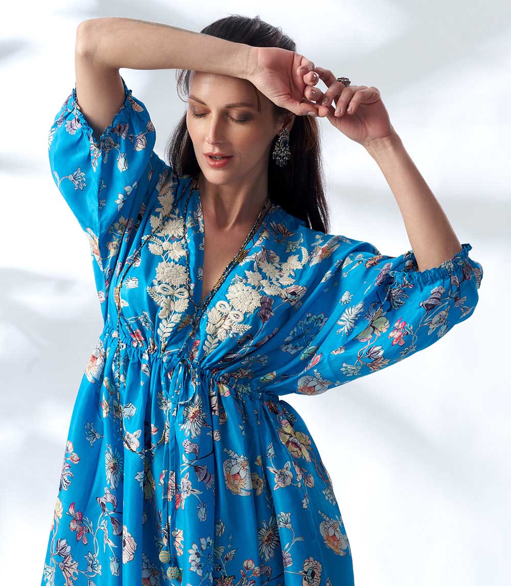 Samourai Silk Kimono Dress