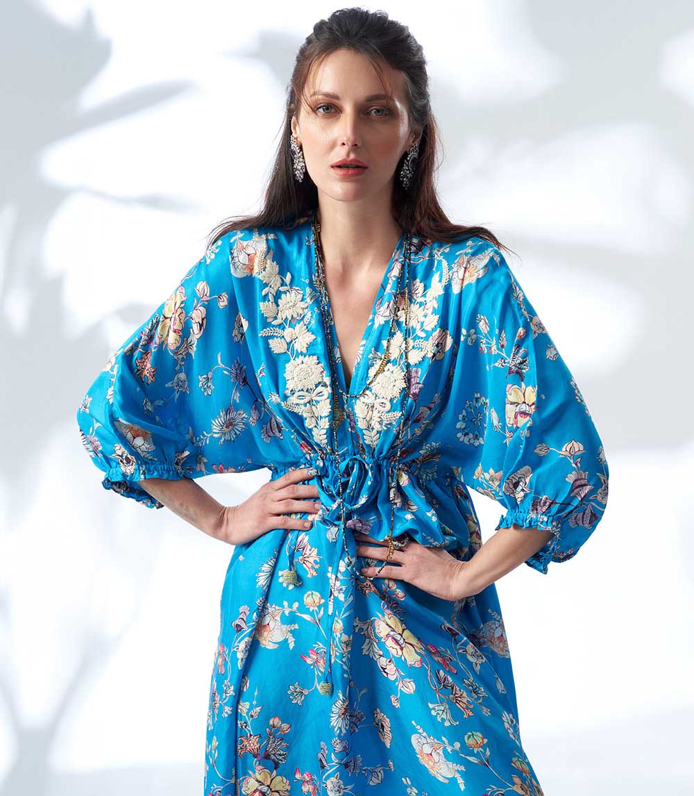 Samourai Silk Kimono Dress