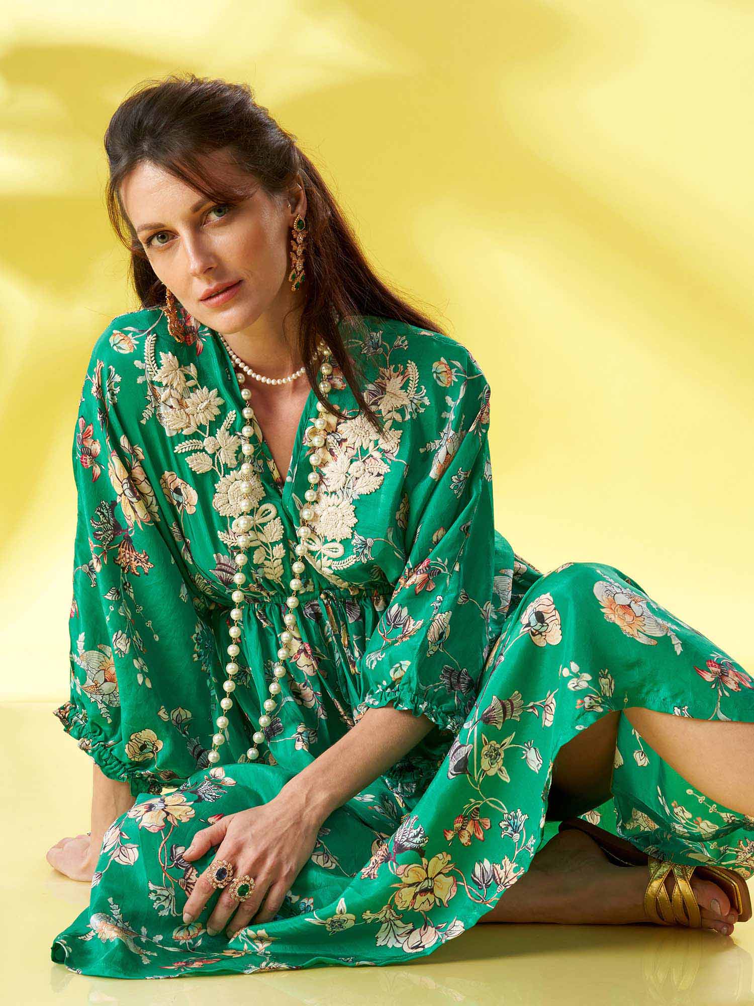 Samourai Silk Kimono Dress