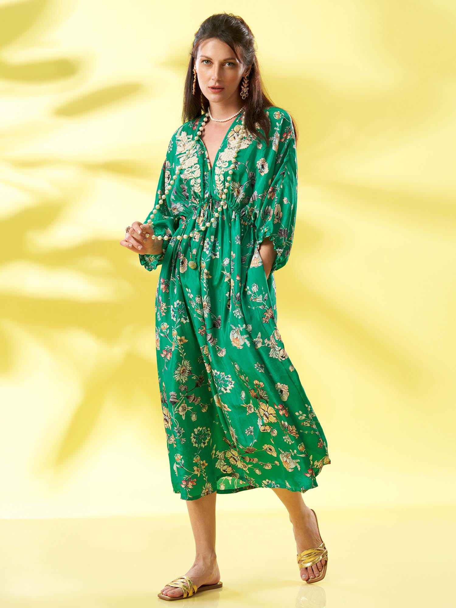 Samourai Silk Kimono Dress