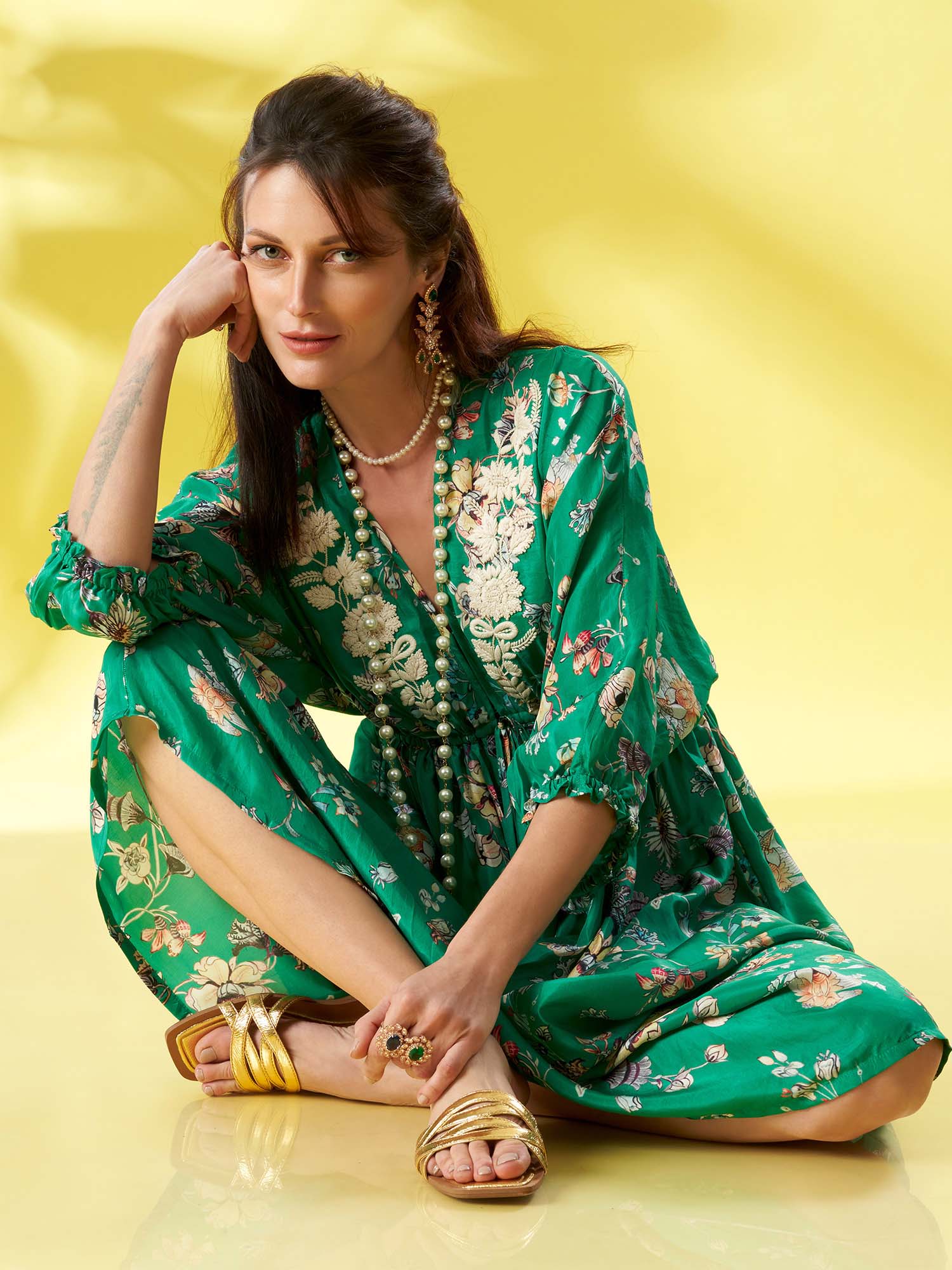 Samourai Silk Kimono Dress