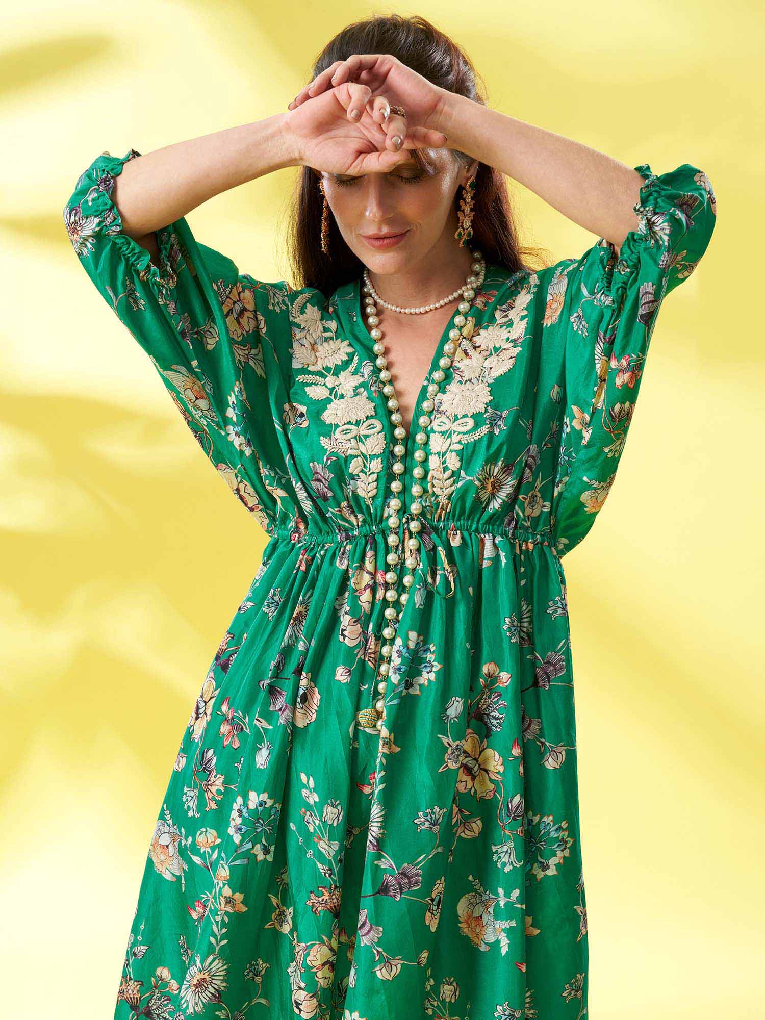 Samourai Silk Kimono Dress