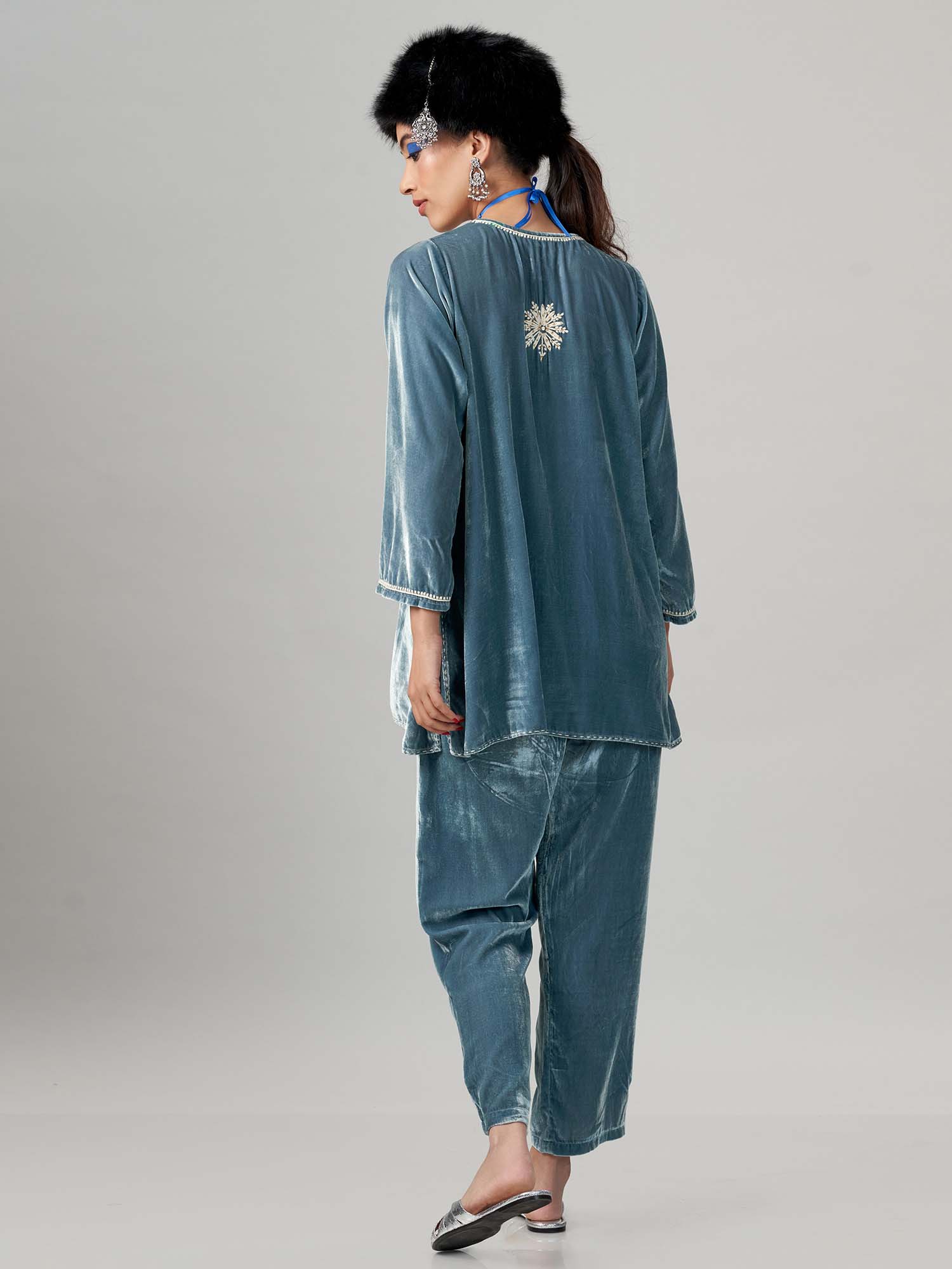 Shaukeen Velvet Twinset