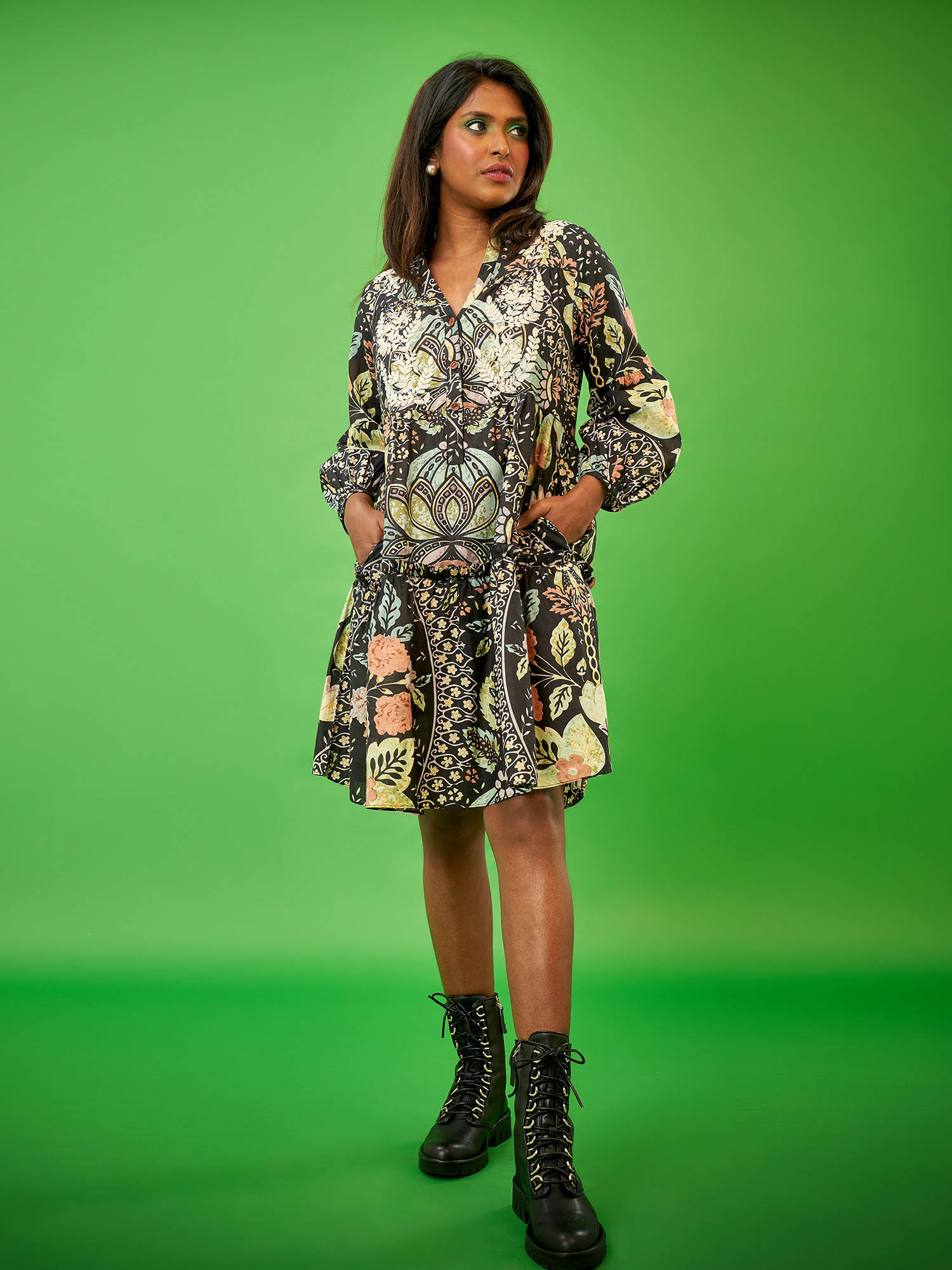 TOKYO PALACE COTTON DRESS