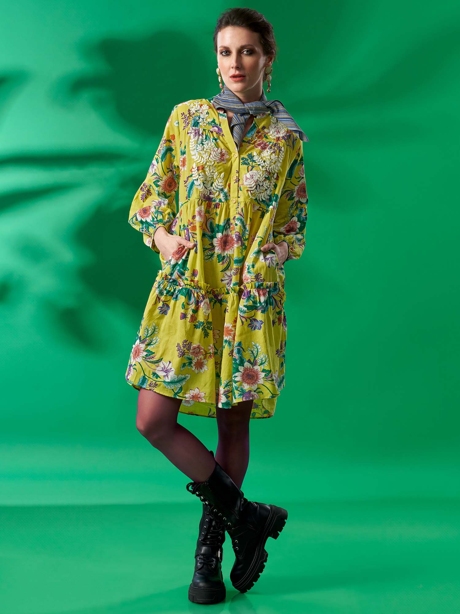 TOKYO PALACE COTTON DRESS