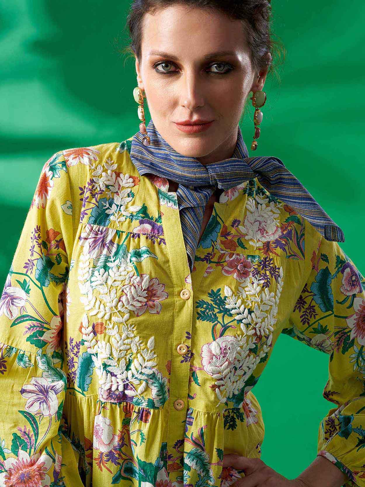 TOKYO PALACE COTTON DRESS