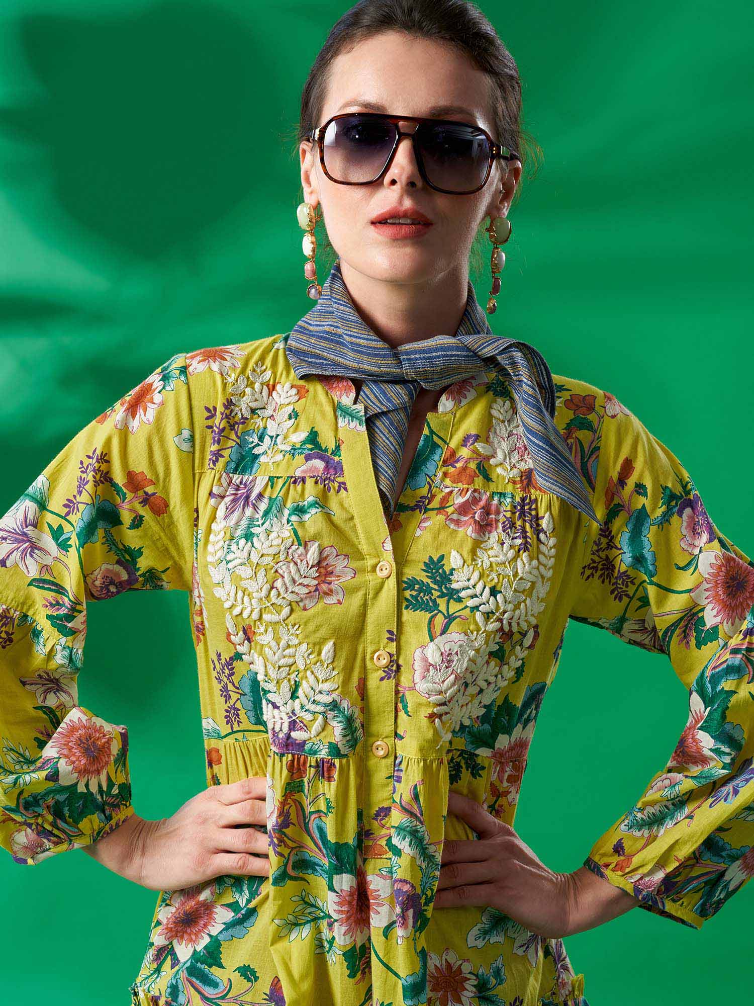 TOKYO PALACE COTTON DRESS