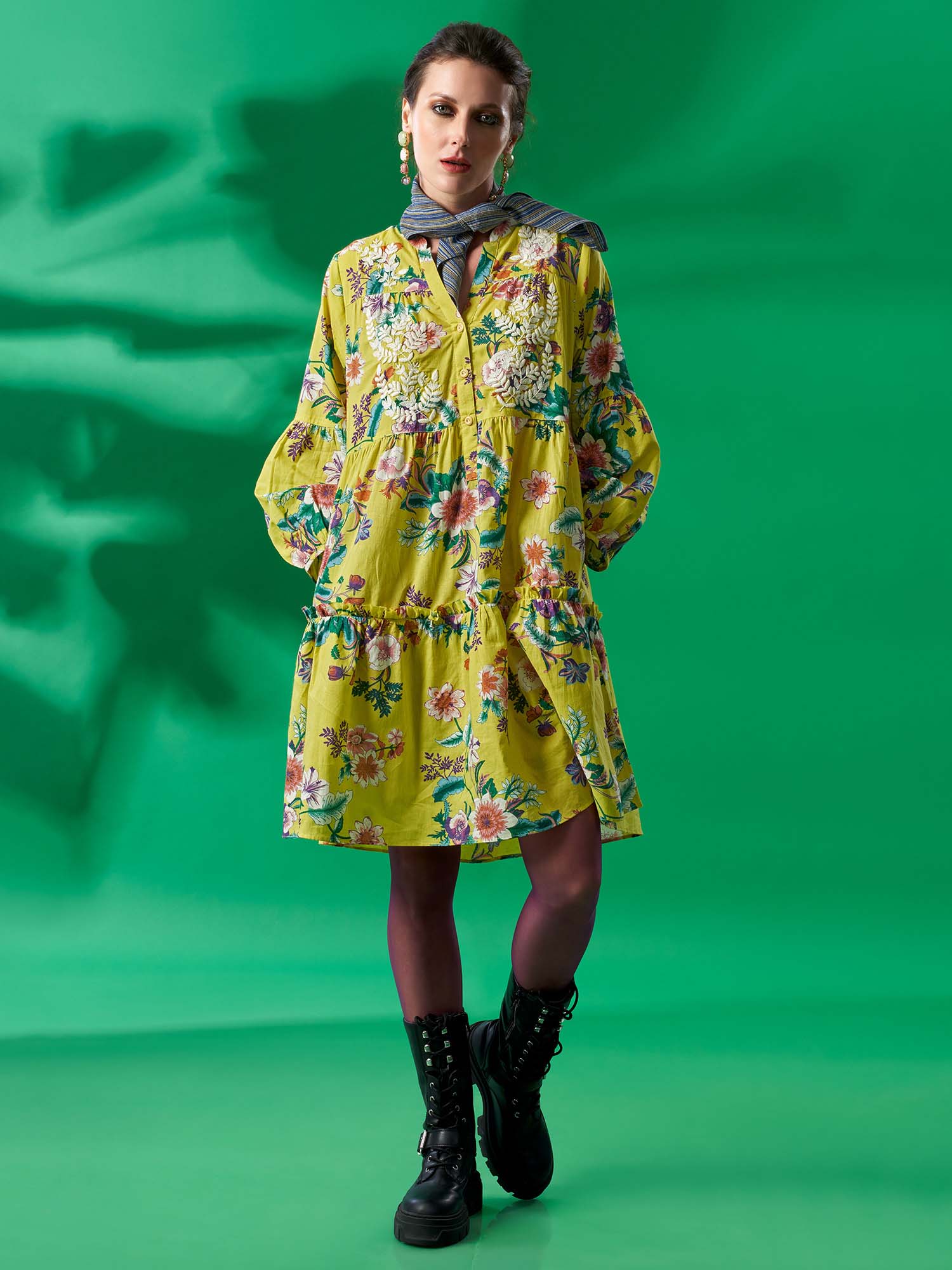 TOKYO PALACE COTTON DRESS