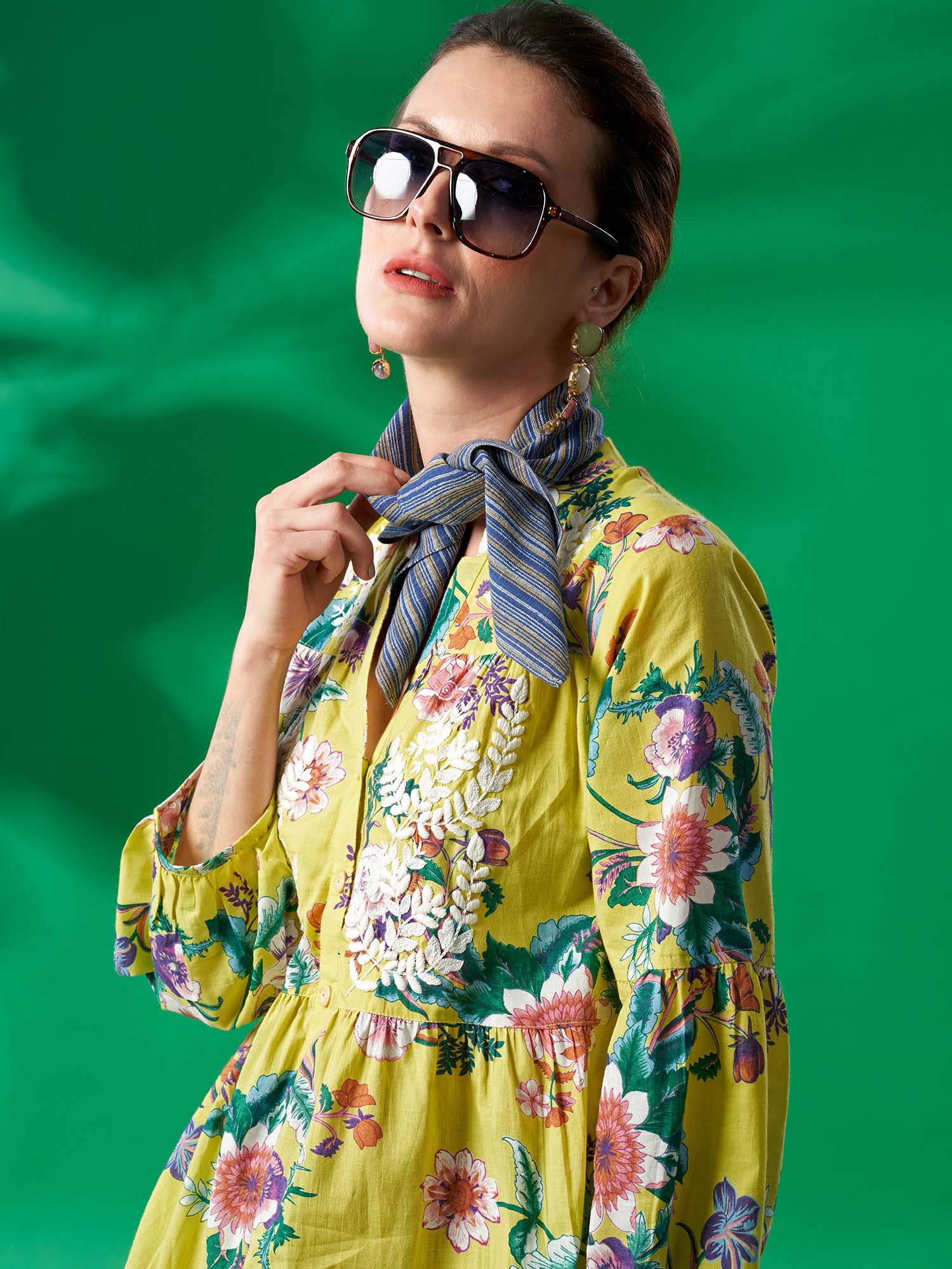 TOKYO PALACE COTTON DRESS