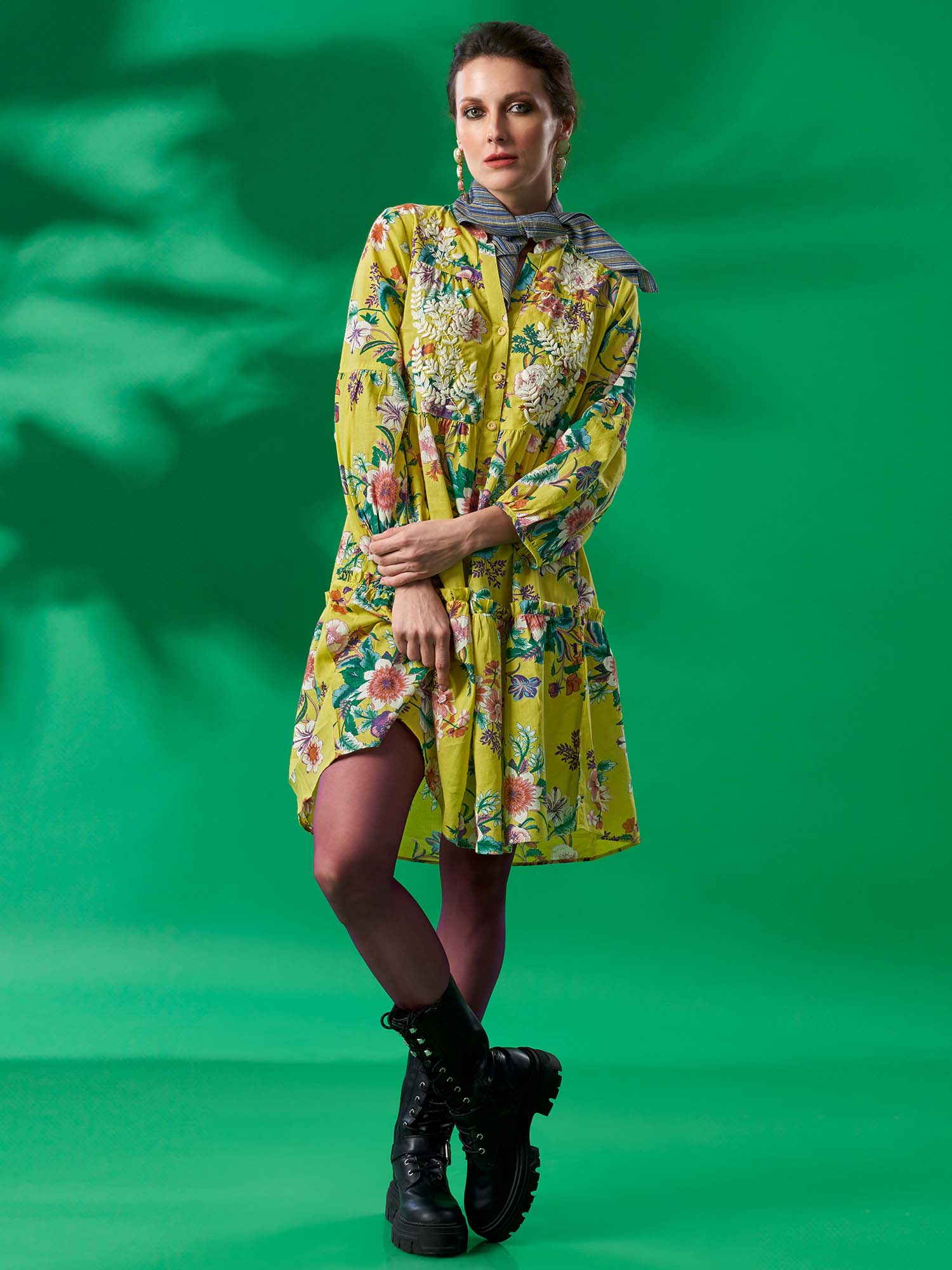 TOKYO PALACE COTTON DRESS