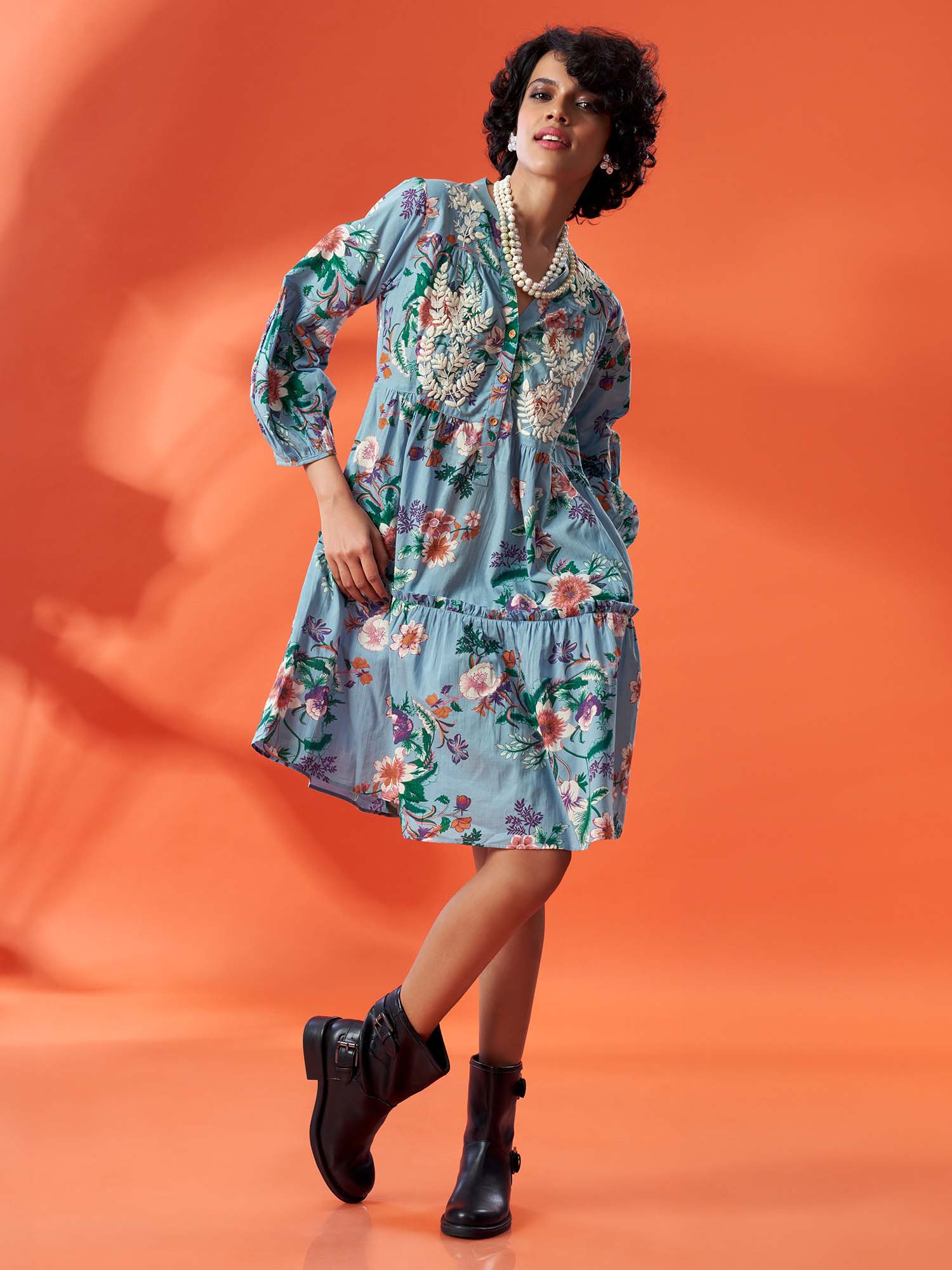 TOKYO PALACE COTTON DRESS