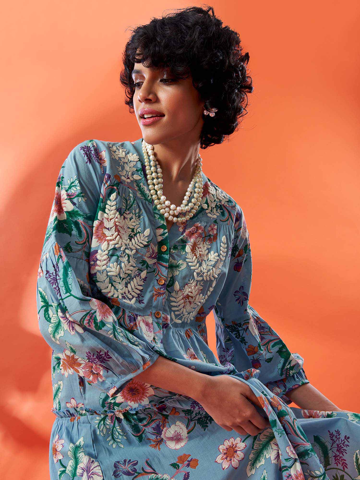 TOKYO PALACE COTTON DRESS