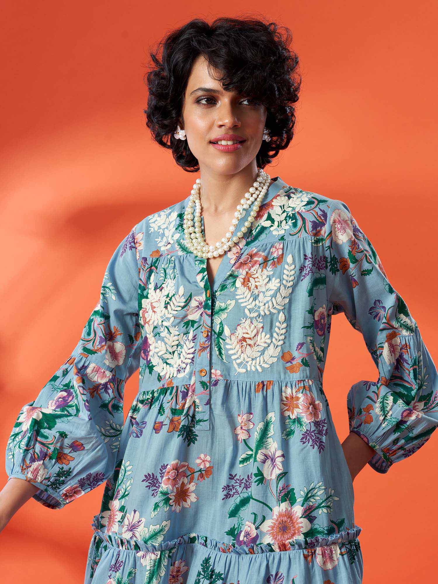 TOKYO PALACE COTTON DRESS