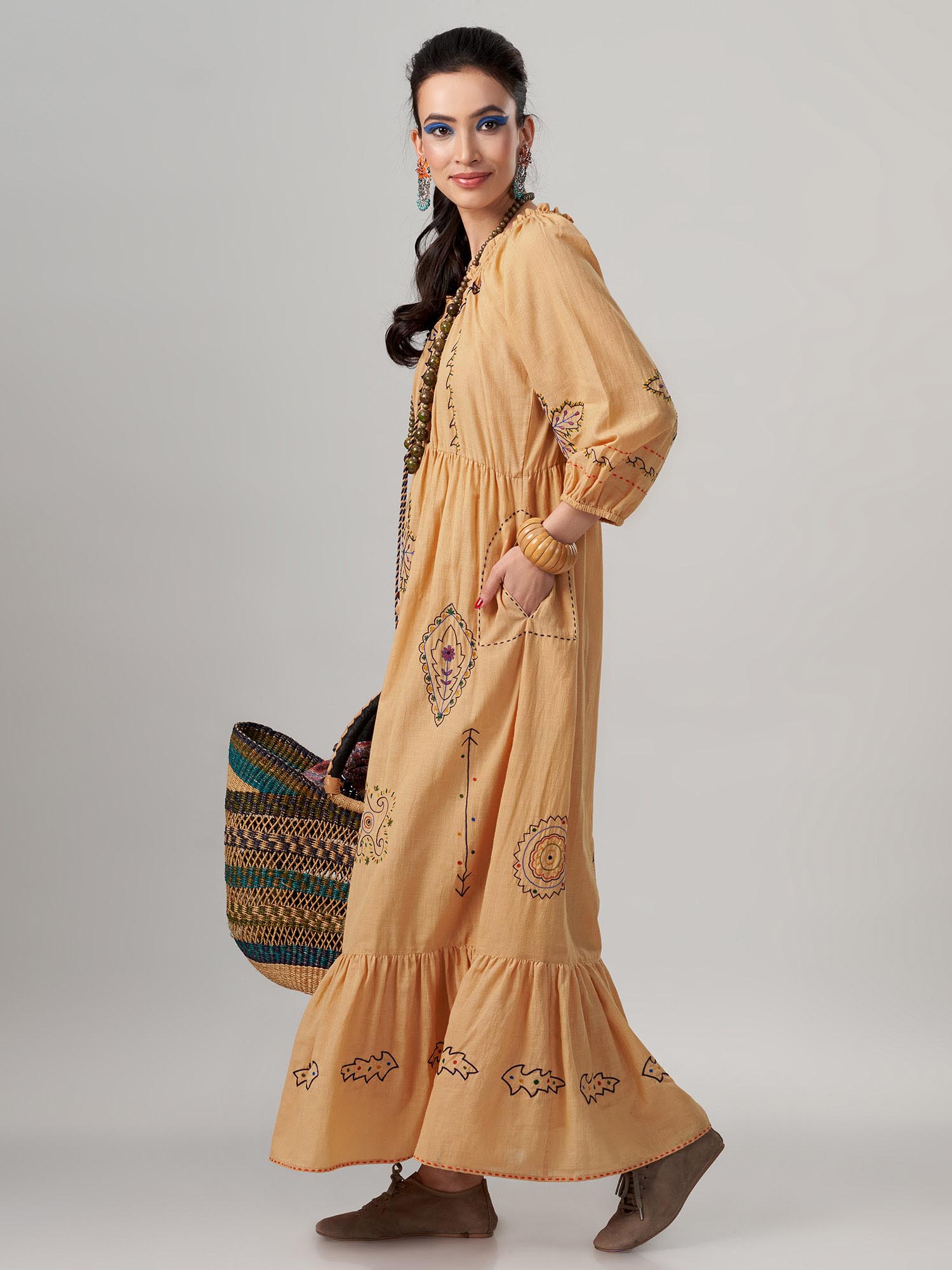 Tabrek Muslin Cotton Dress