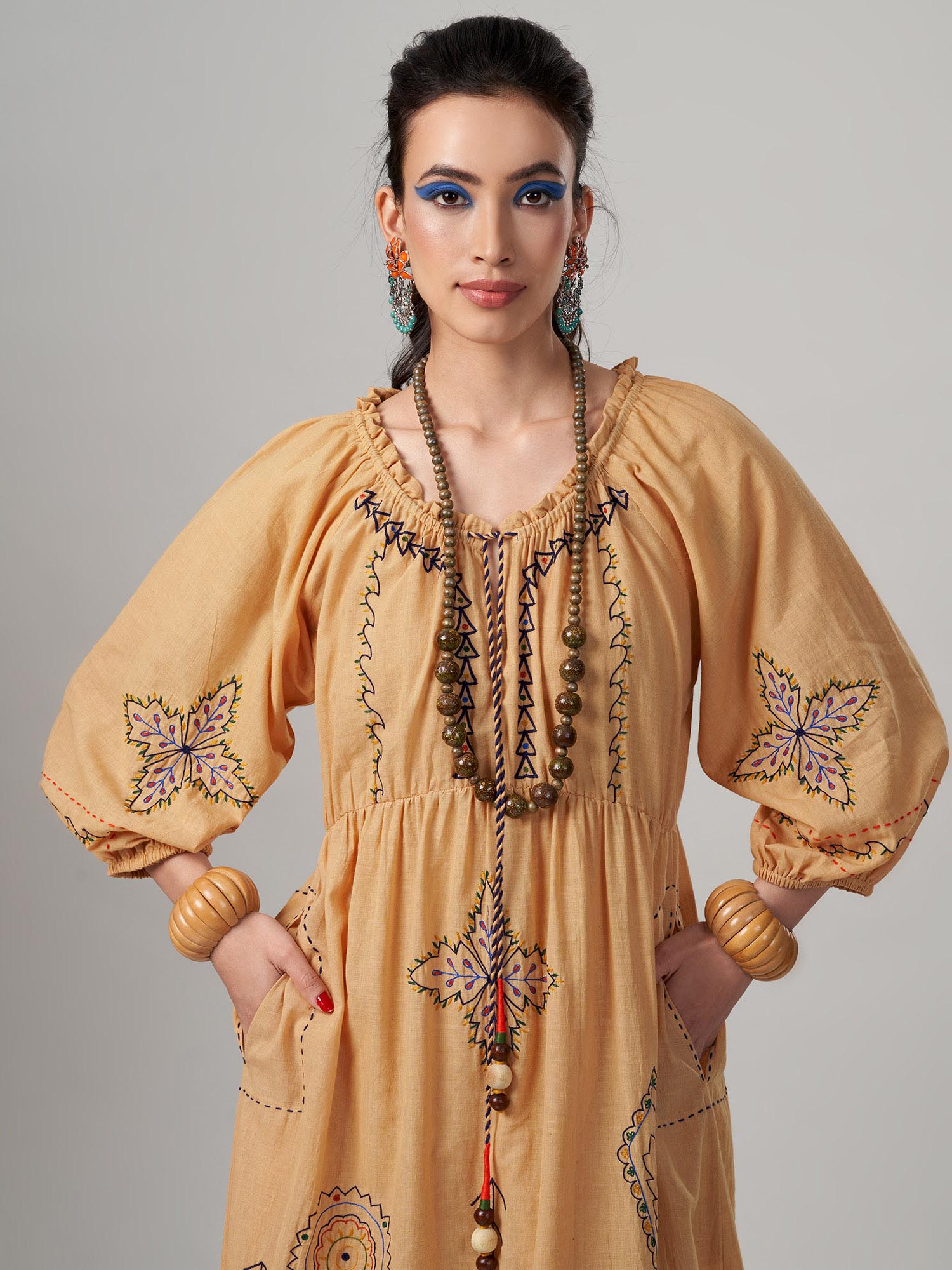 Tabrek Muslin Cotton Dress