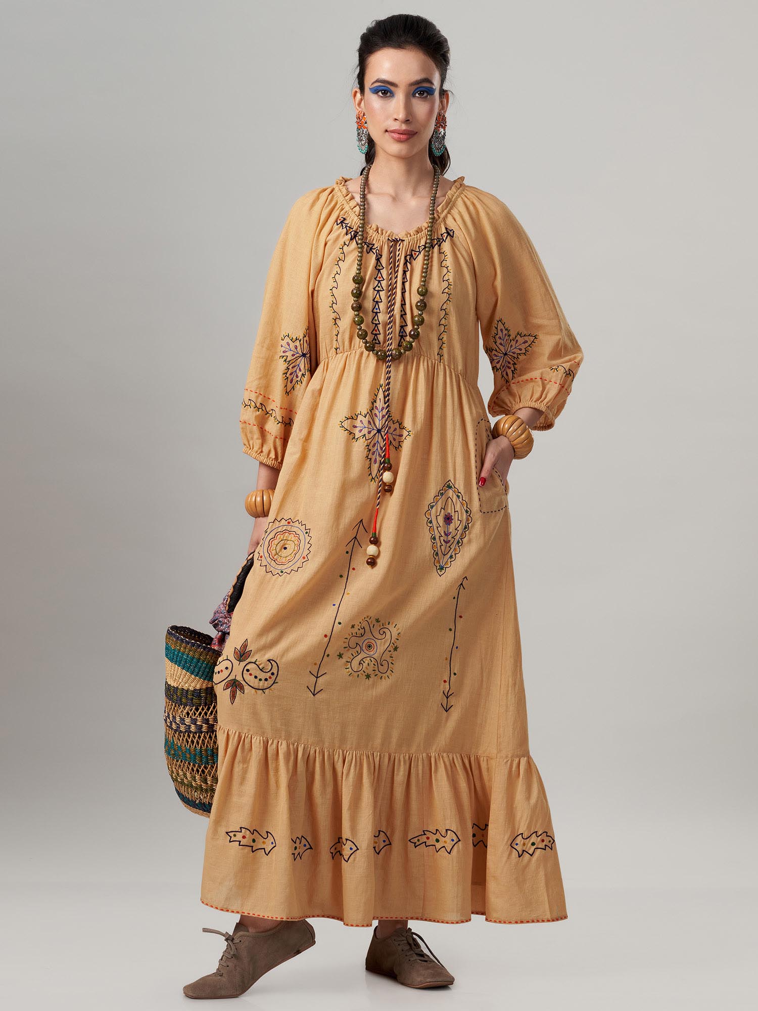 Tabrek Muslin Cotton Dress