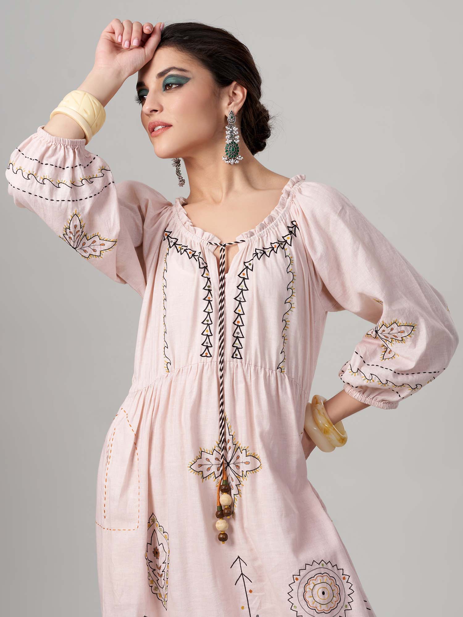 Tabrek Muslin Cotton Dress