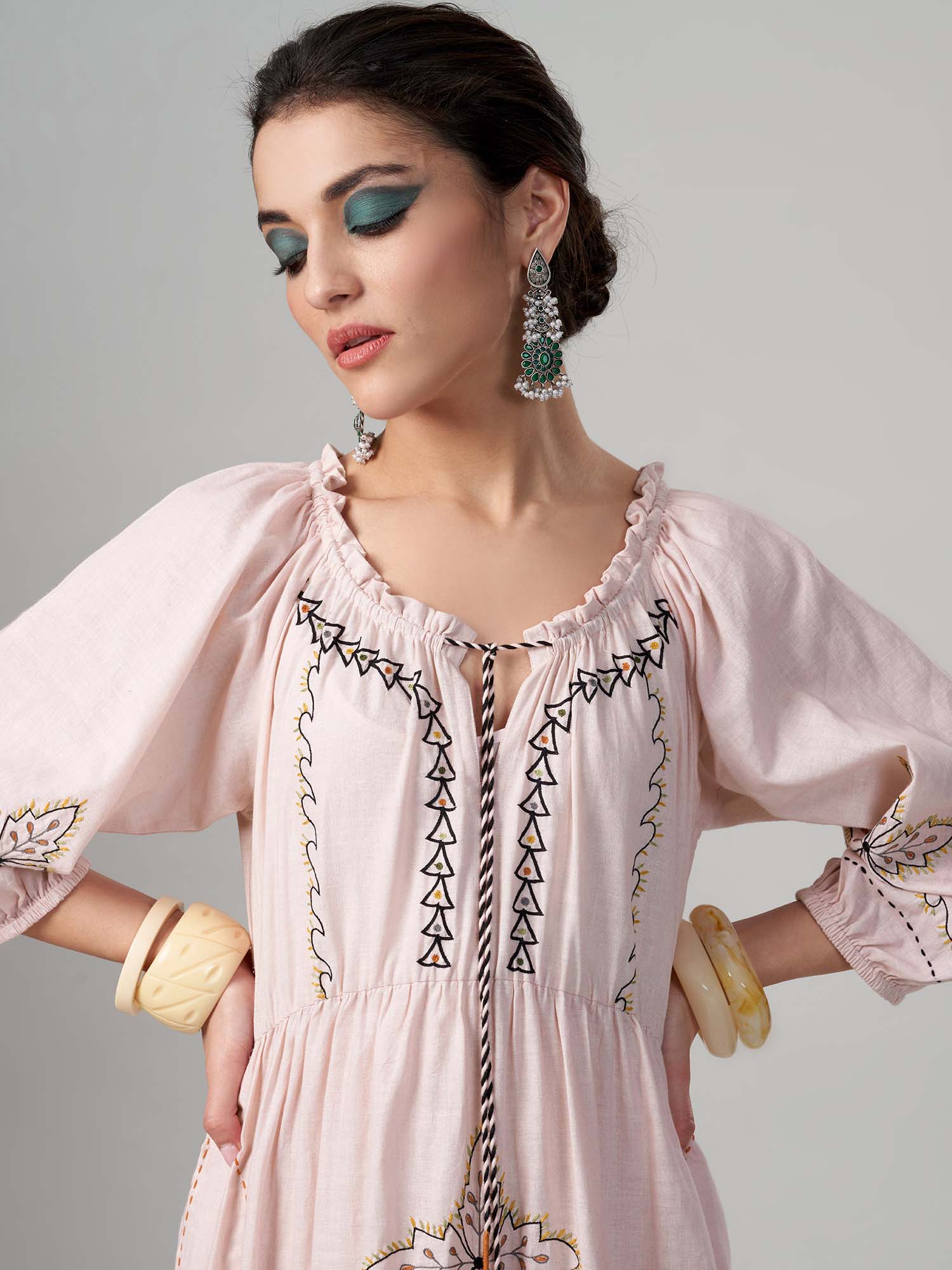 Tabrek Muslin Cotton Dress