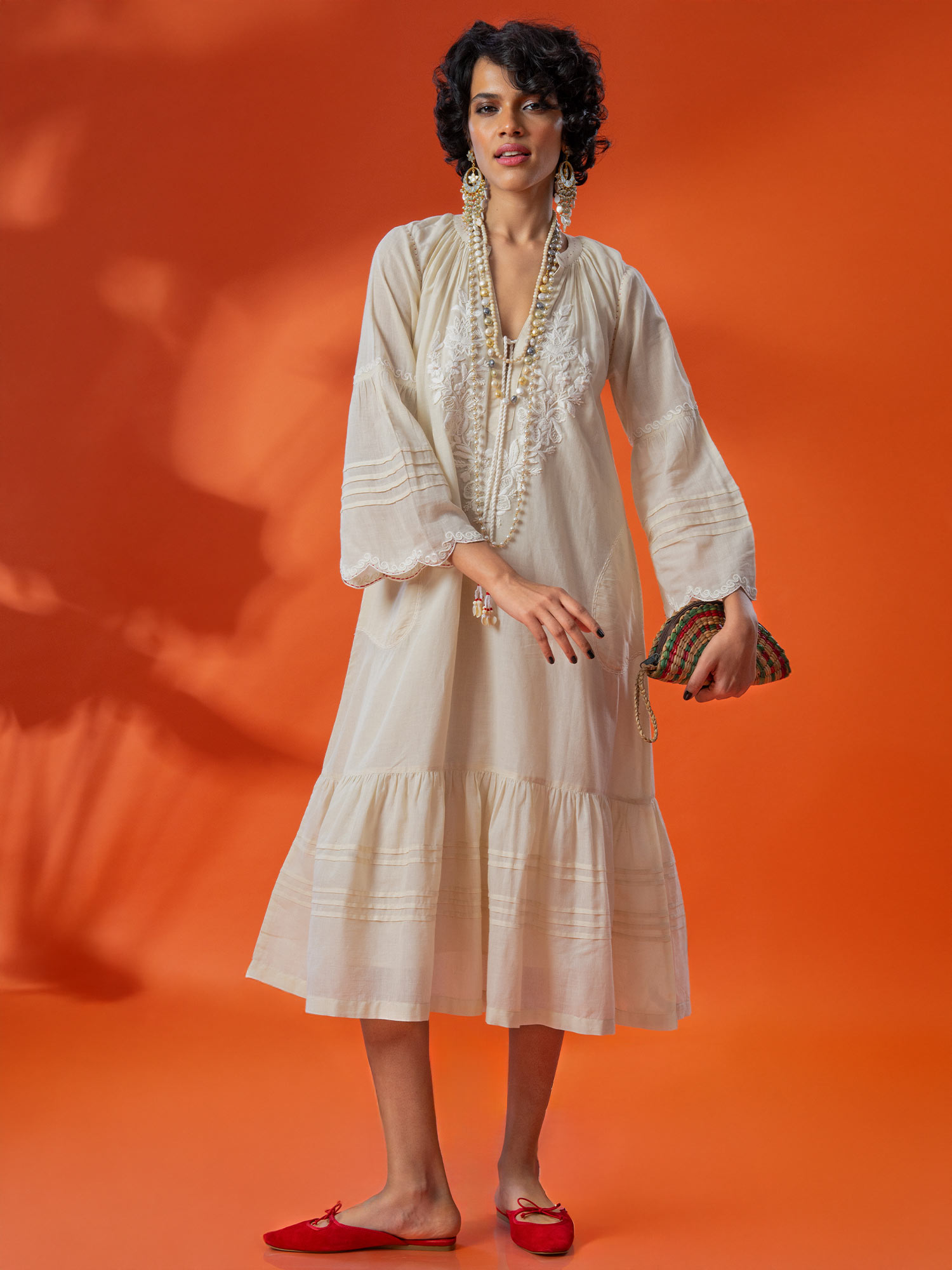 Viaggio Handloom Cotton Dress