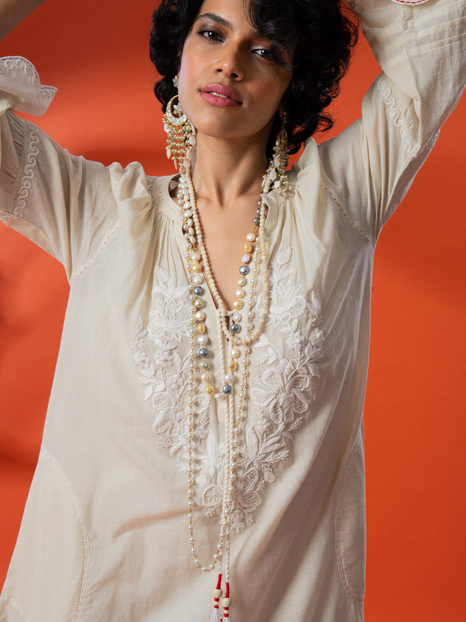 Viaggio Handloom Cotton Dress